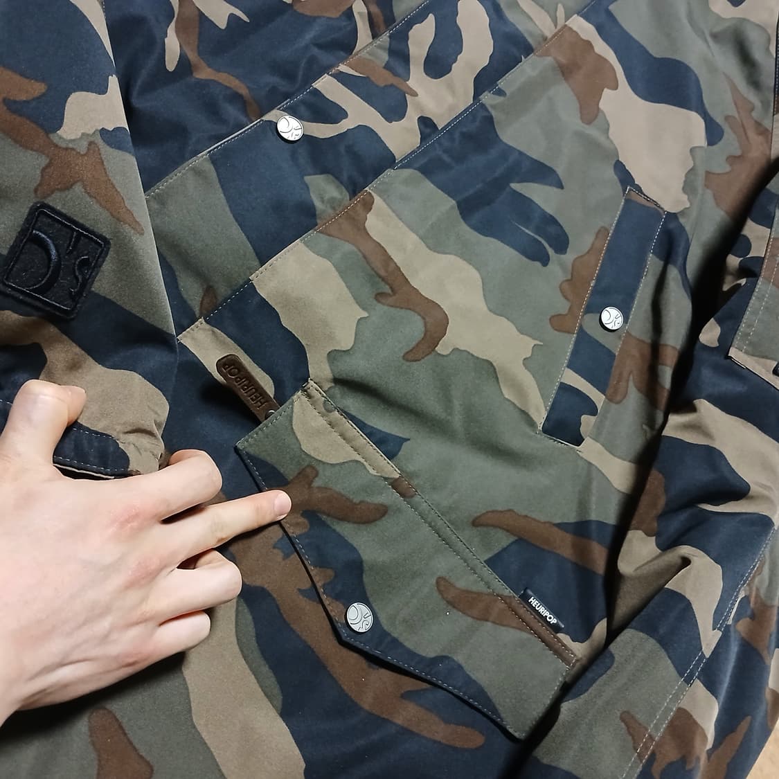 HEURIPOP 휴리팝 보드 카모 스키 점퍼 패딩 자켓 상품이미지5