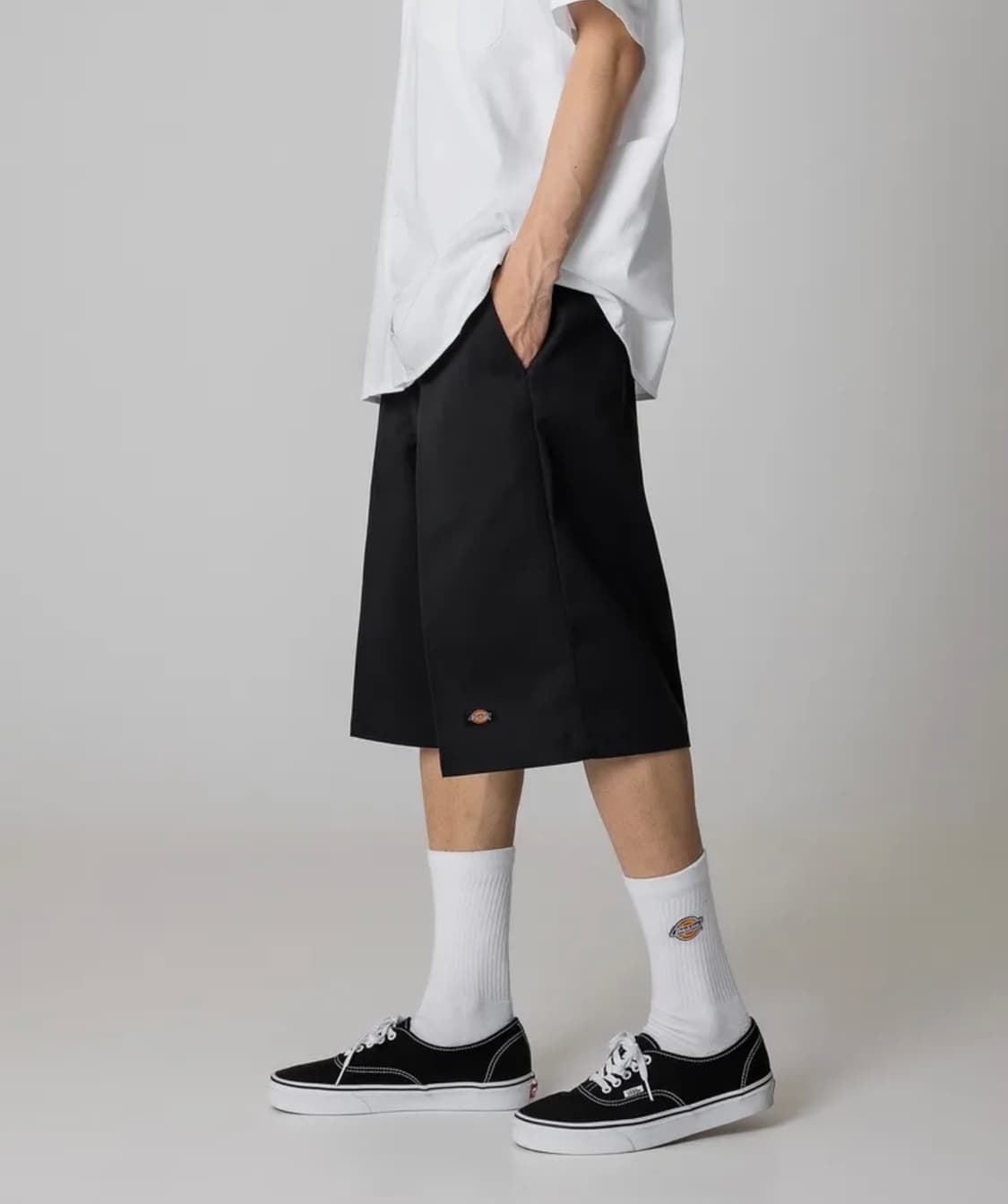 42283 루즈핏 워크쇼츠 Black 상품이미지3