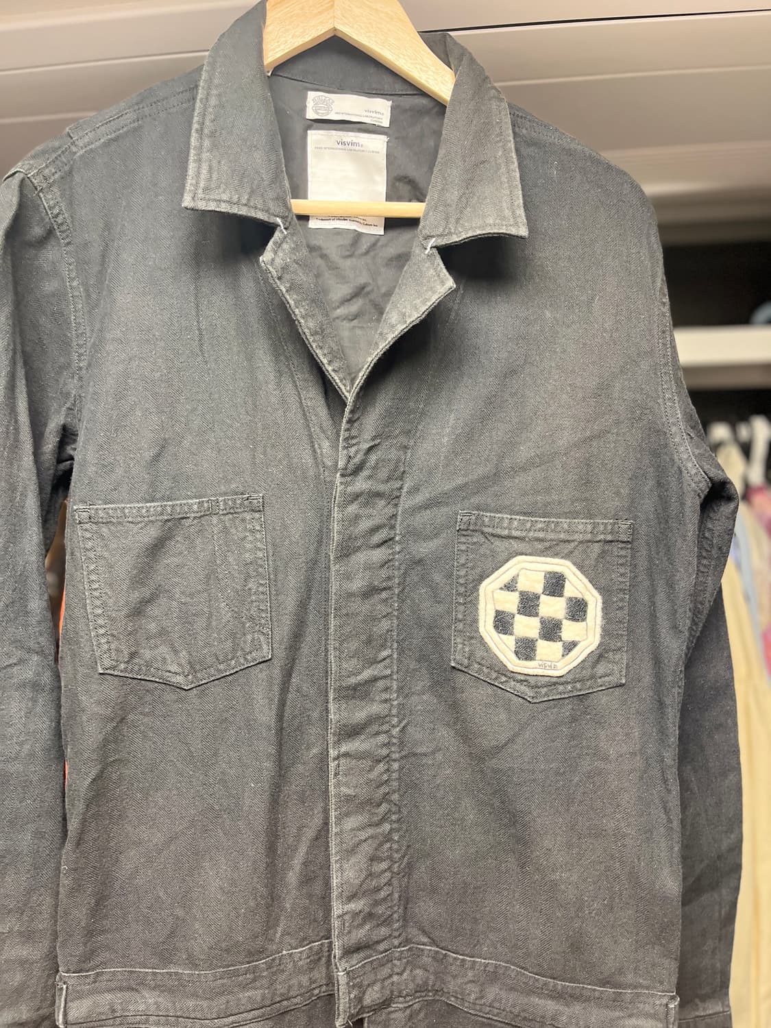 VISVIM 올드비즈빔 그레이 올인원 오버롤즈 상품이미지6