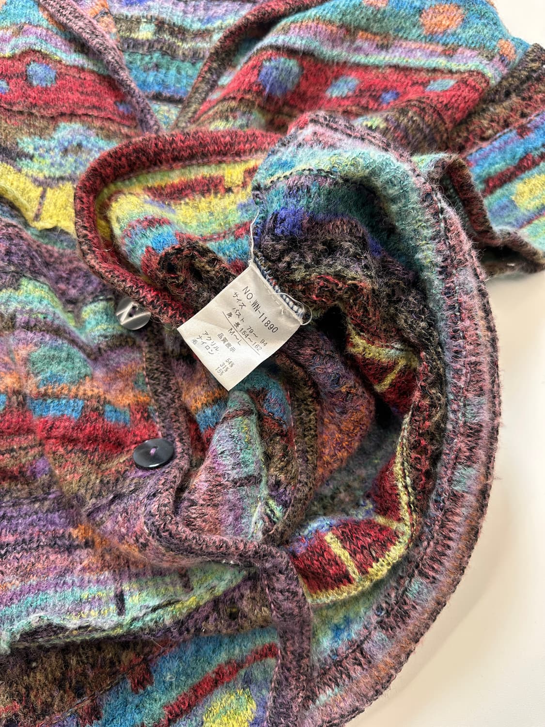 japen) vintage 케이블 가디건 모리 일본 가디건 상품이미지4