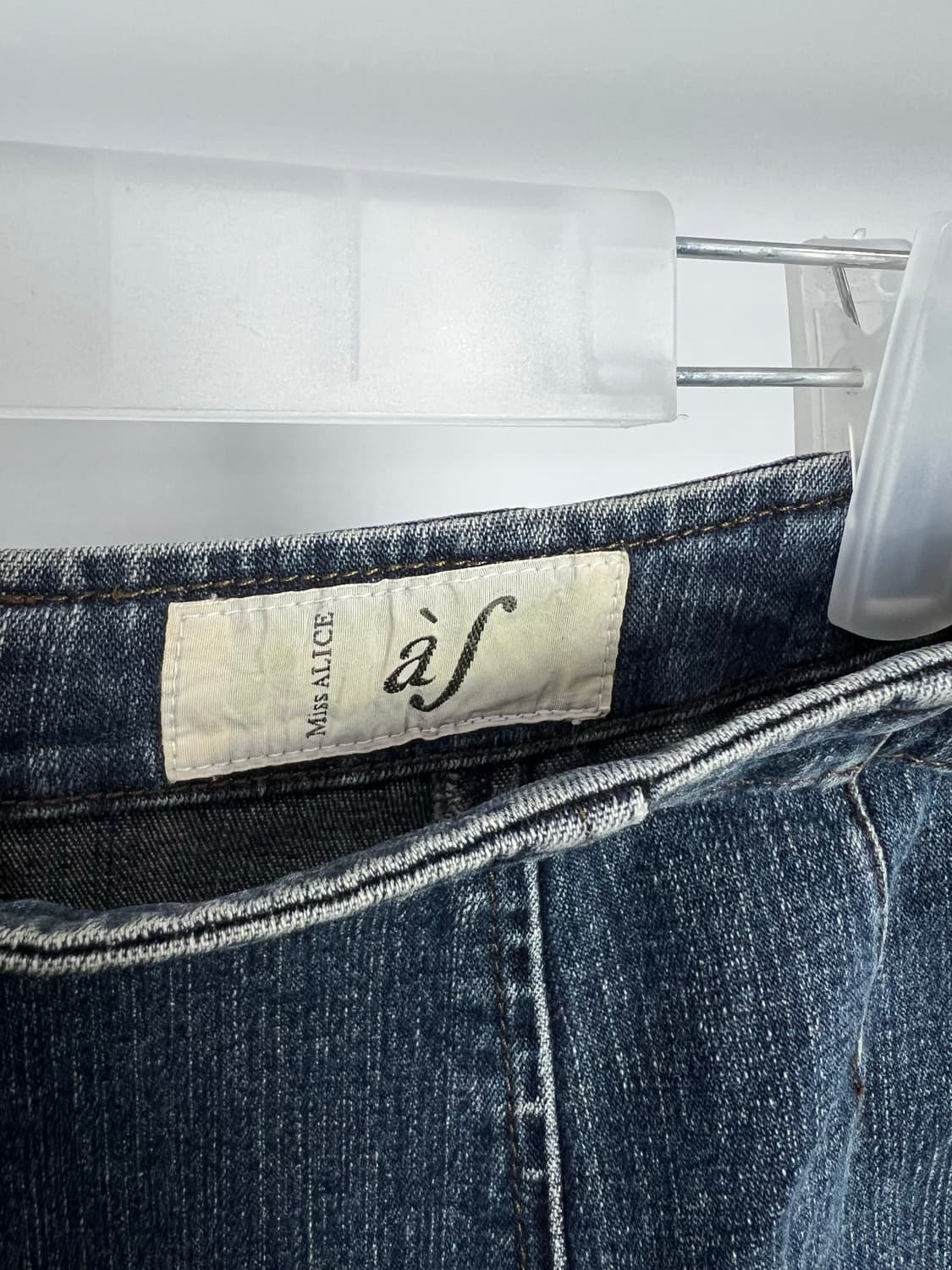 MISS ALICE 데님 스커트 상품이미지4