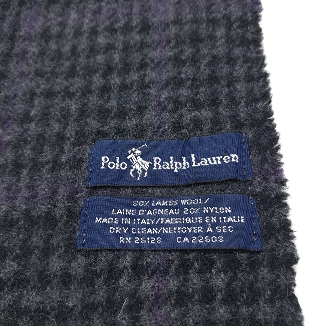 MX435 폴로 랄프로렌 리버서블 램스울 머플러 상품이미지4