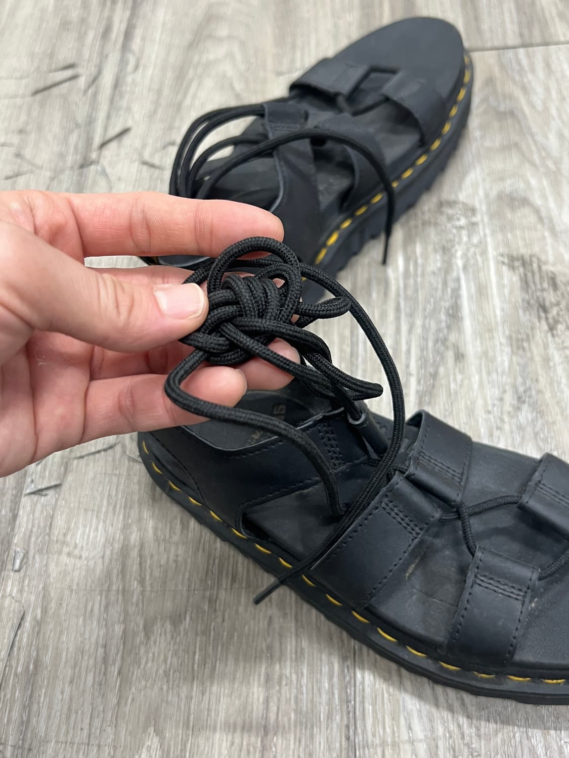 Dr martens 닥터마틴 나틸다 블랙 샌들 상품이미지4