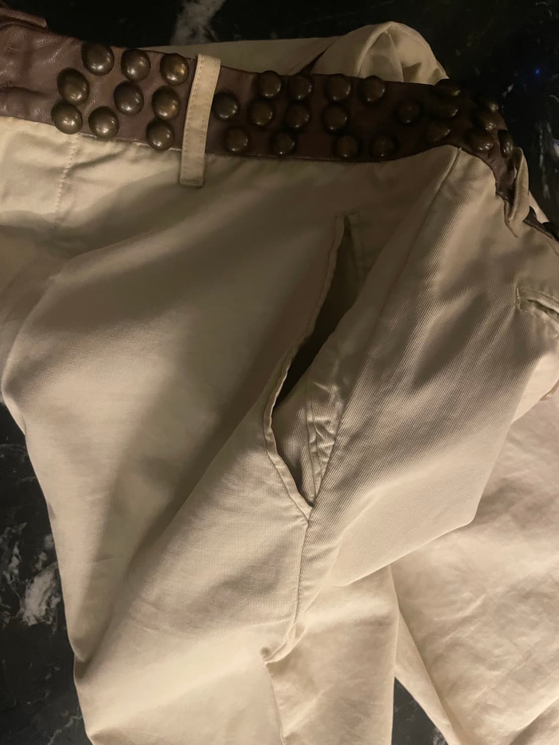 마르지엘라 07ss 레더 벨트 트라우저 상품이미지6