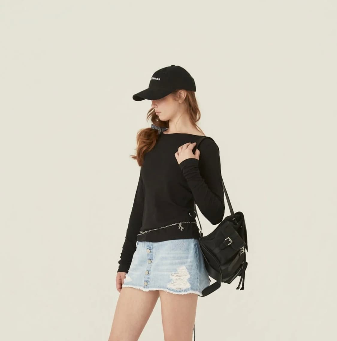threetimes 볼캡 쓰리타임즈 모자 쓰리타임즈 heart cap 상품이미지3