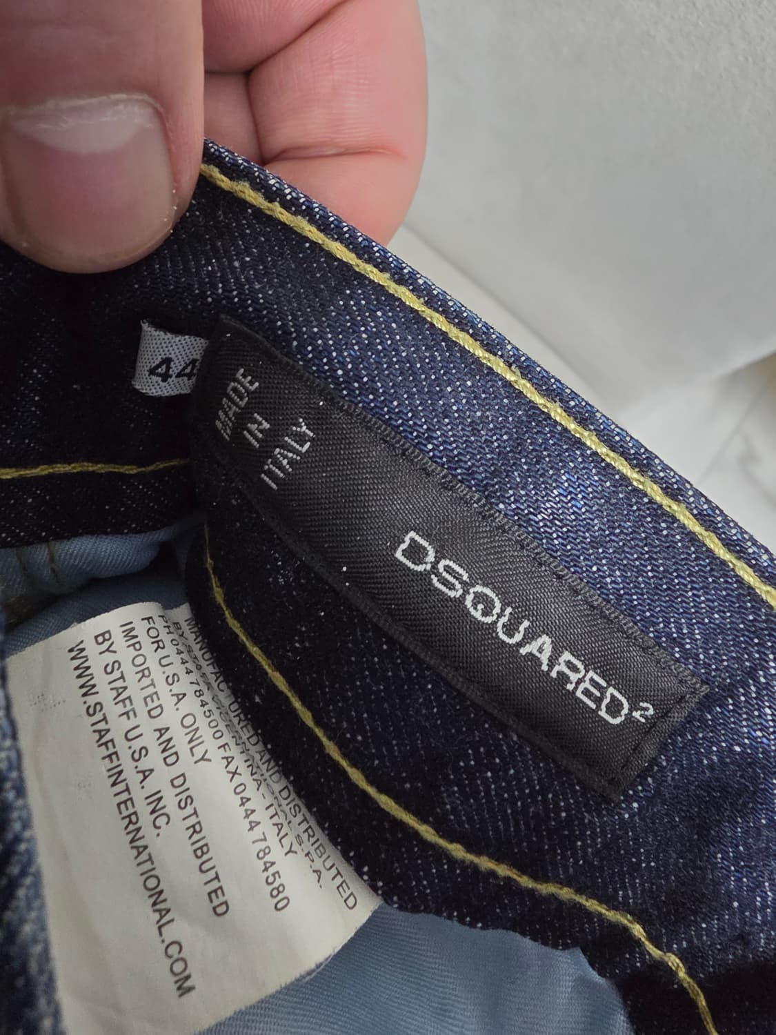 DSQUARED2 distressed denim / paint splat 상품이미지3