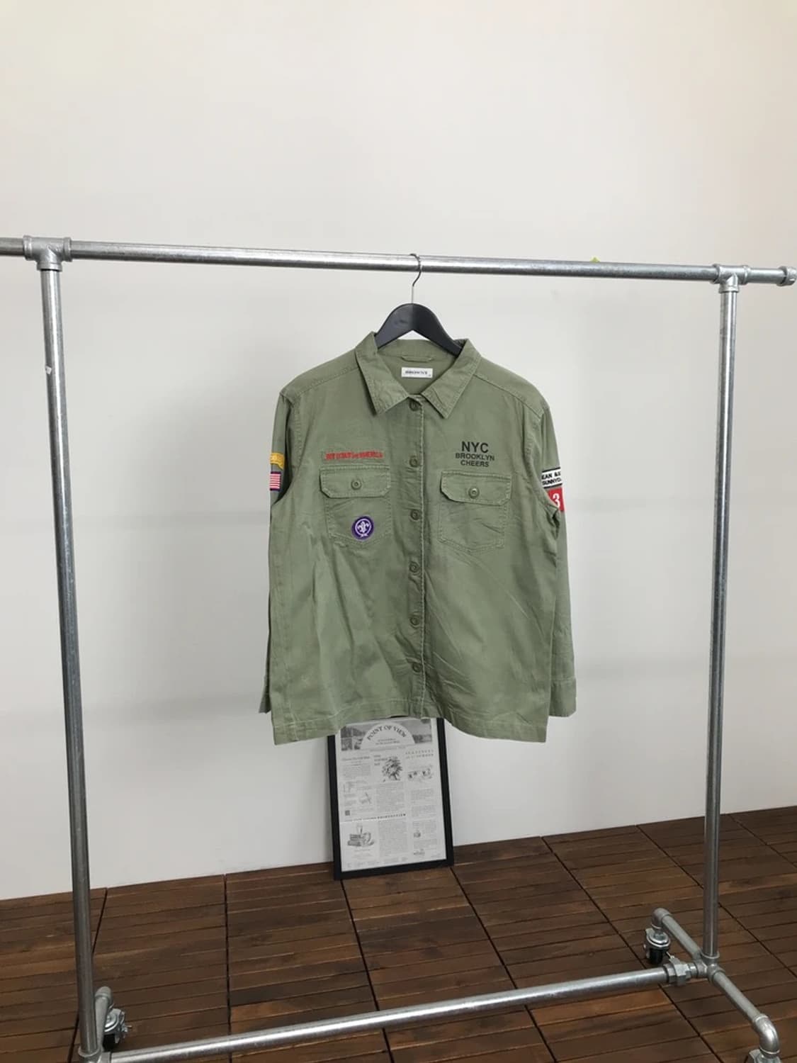 Browny Patch Military Shirt 상품이미지3