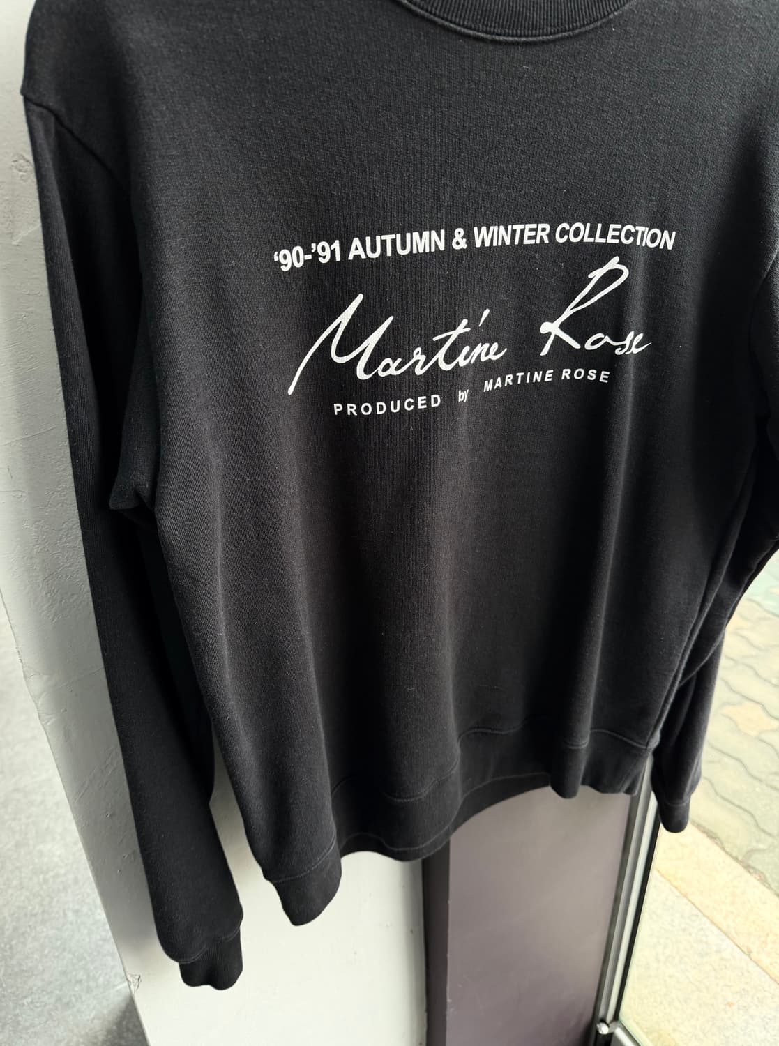 S/ 마틴 로즈 ’90-’91 오텀&윈터 레터링 맨투맨 상품이미지4