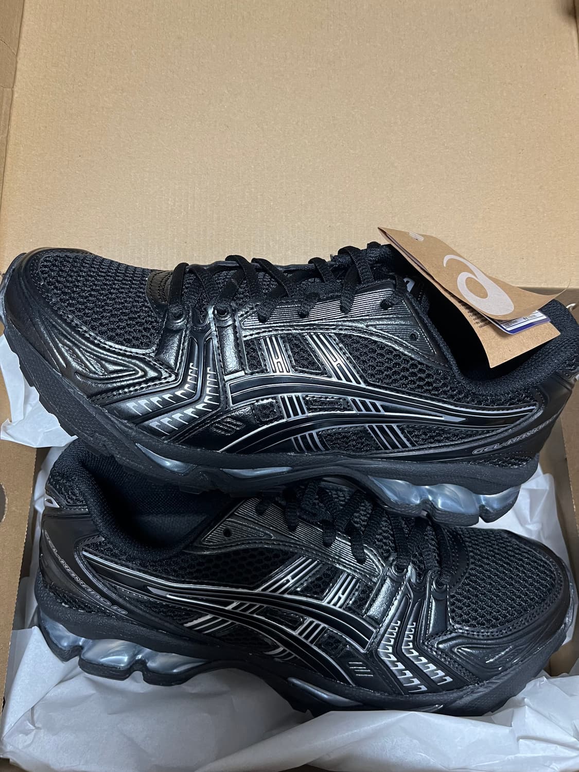 [270] 아식스 젤카야노 14 블랙 퓨어 실버 상품이미지2