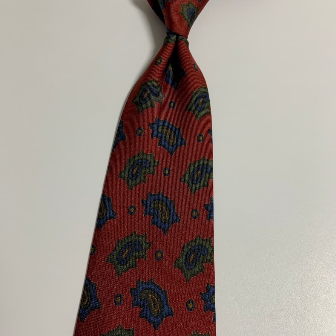 에트로(ETRO) 명품 100실크 클래식 정장넥타이 A+ 등급 상품이미지8