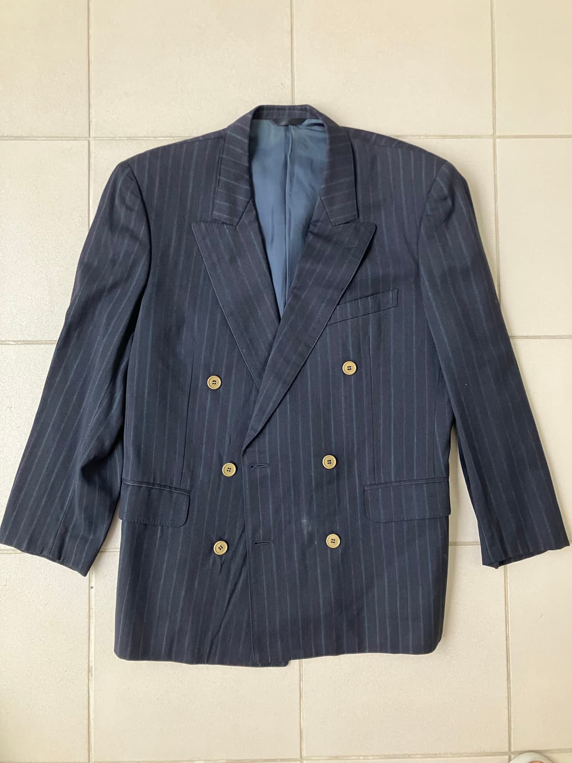 Paul smith 폴스미스 더블 브레스티스 울 큐프라 자켓 상품이미지1