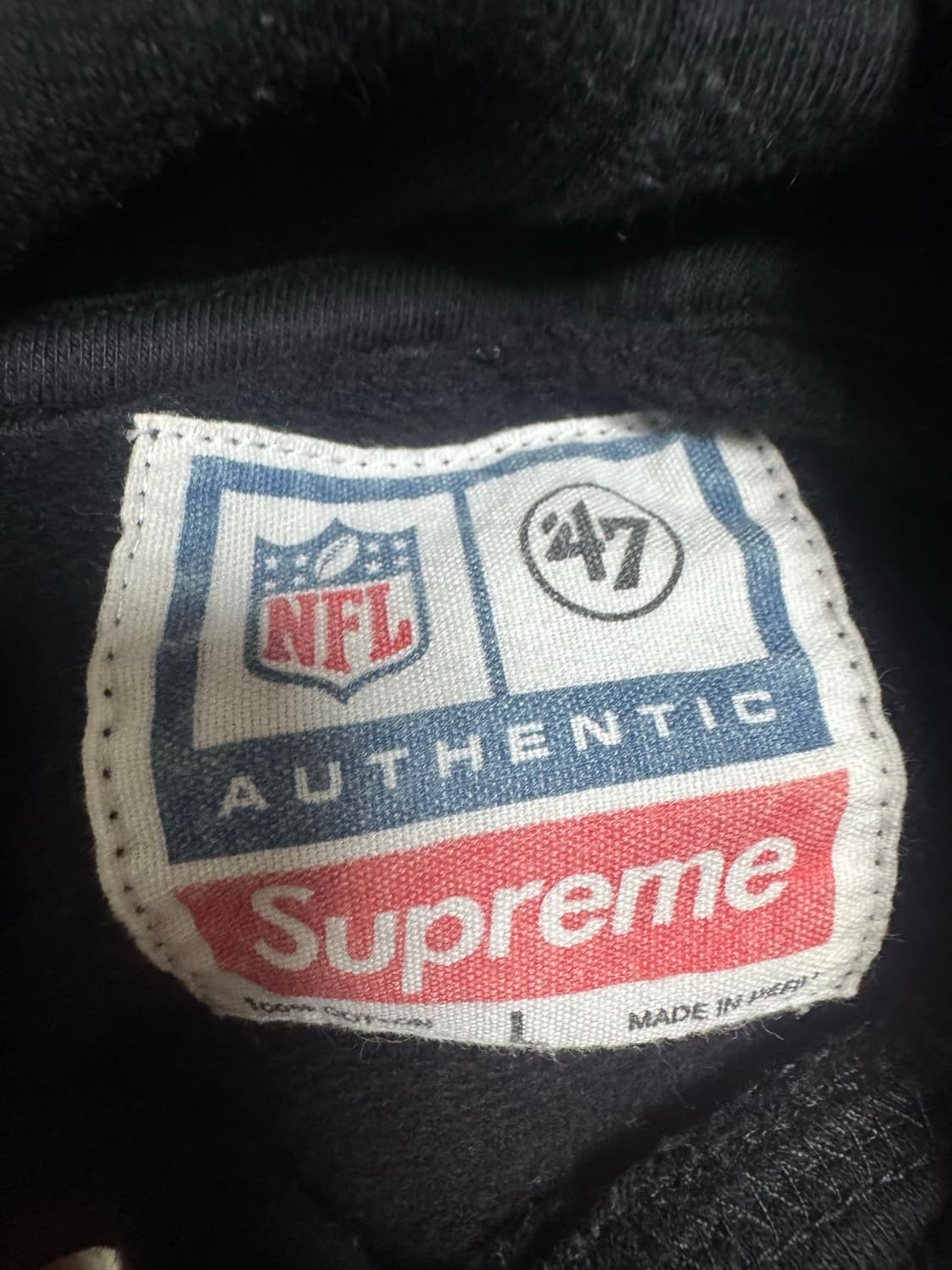 슈프림 X NFL 후드 상품이미지3