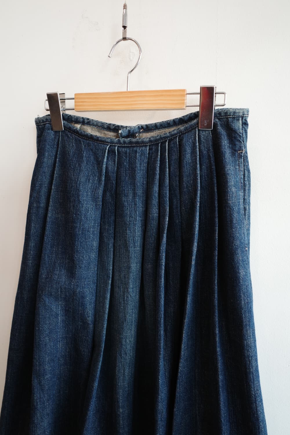 OMNIGOD 옴니갓 플레어 데님 스커트 (28인치) 상품이미지2