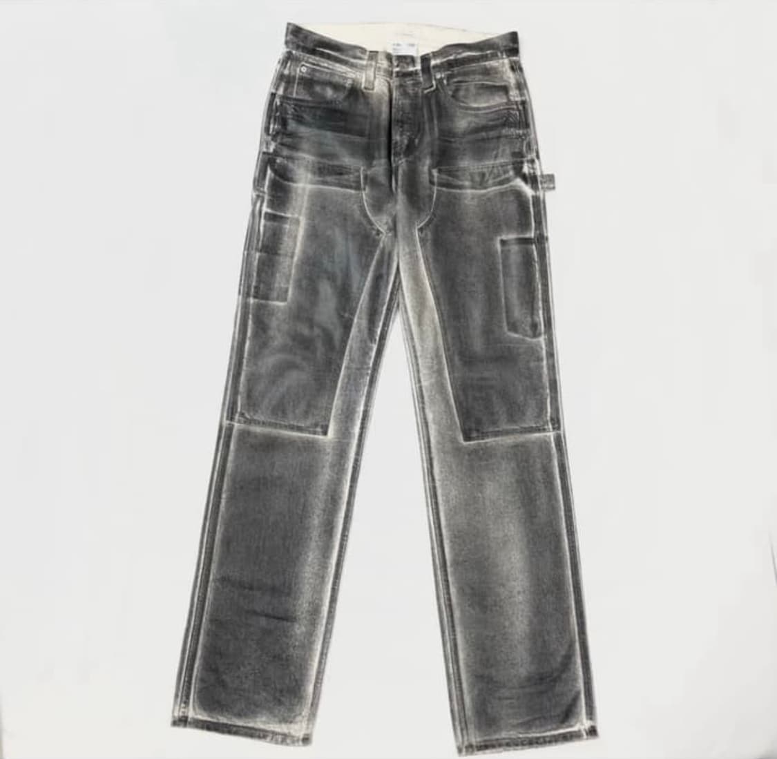 [32] 헬무트랭 helmut lang 왁스 코팅 유틸리티 진 데님 상품이미지1