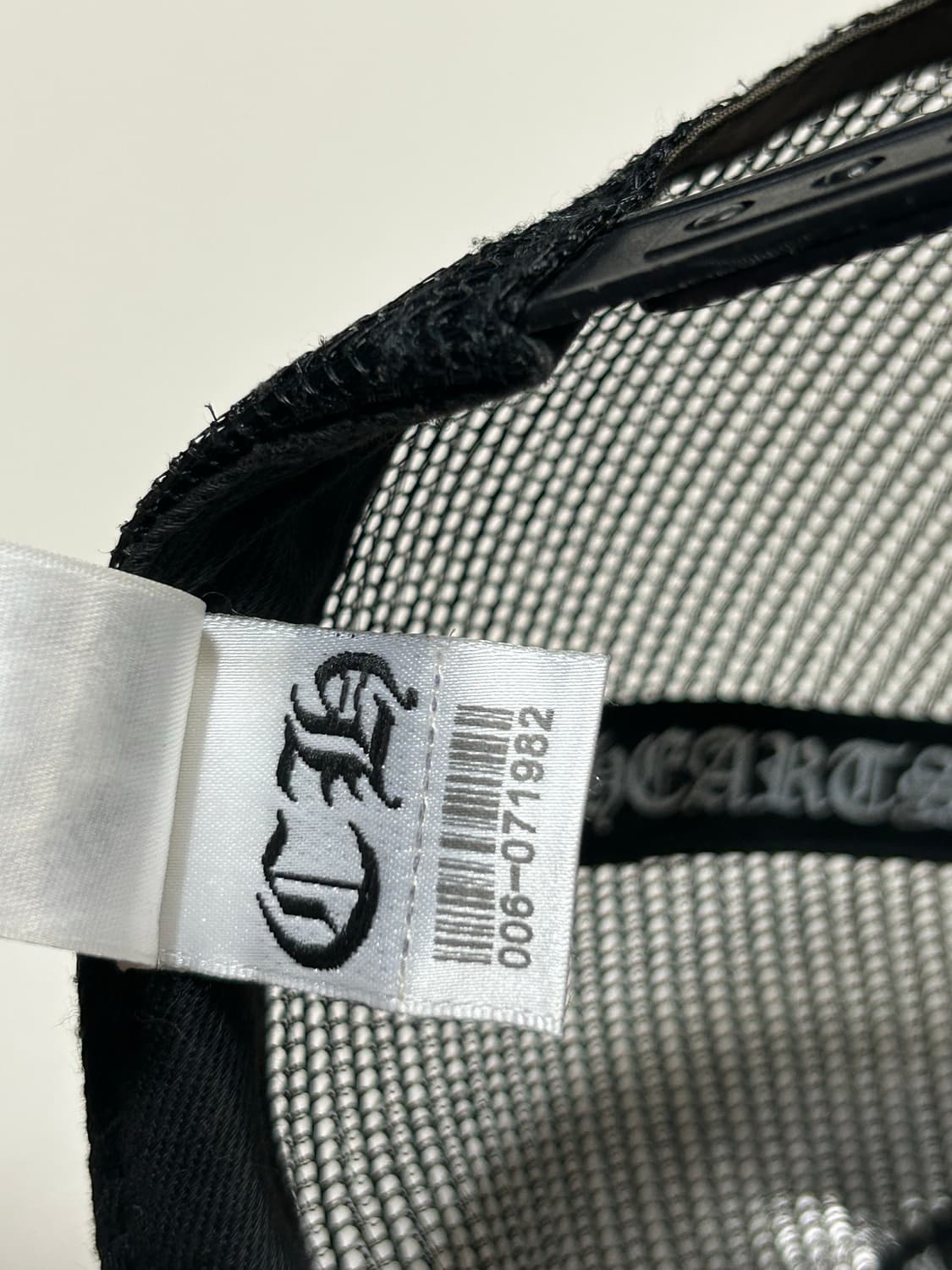 크롬하츠 트러커캡 화이트 블랙 상품이미지6