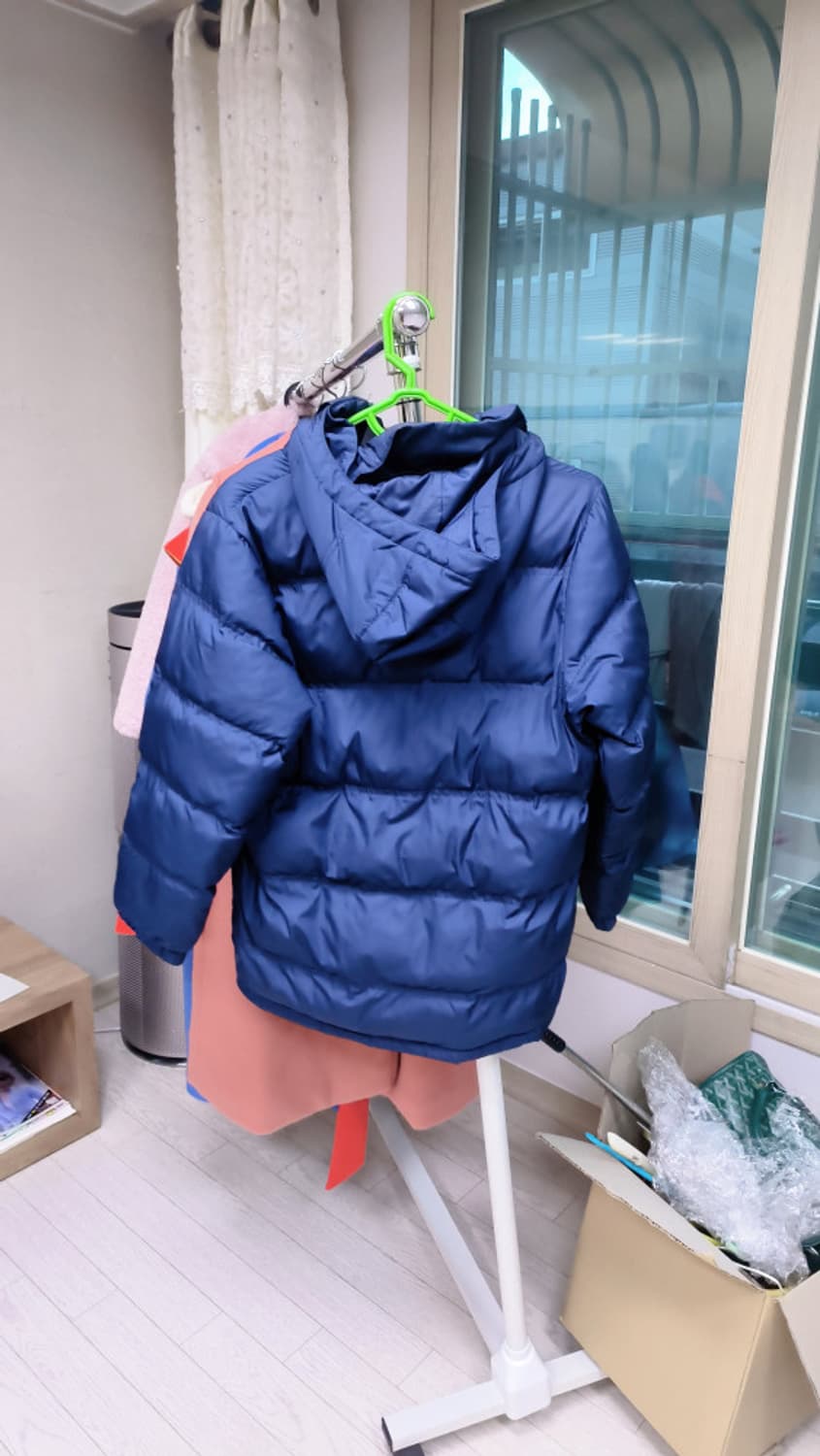 나이키 네이비 패딩 후드 점퍼 상품이미지2