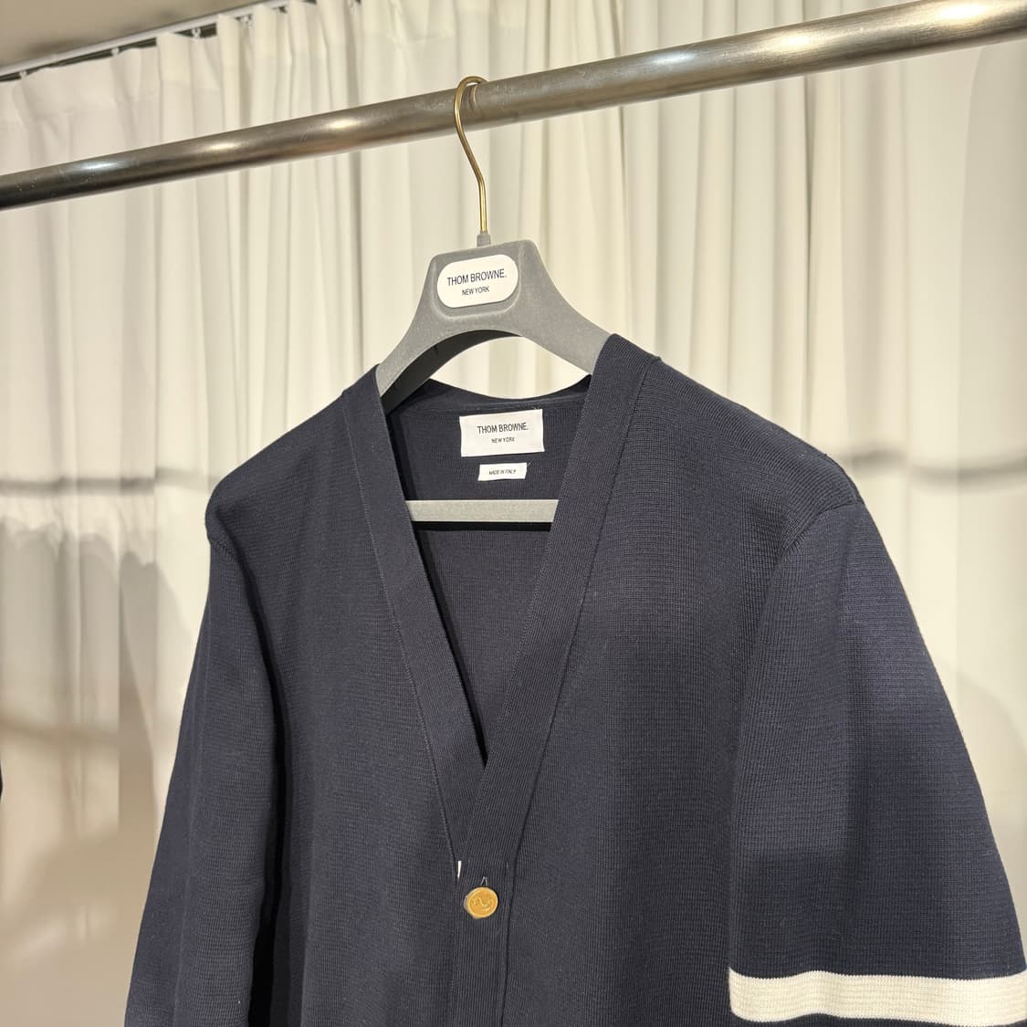 (5) 톰브라운 밀라노스티치 금장 가디건 상품이미지3