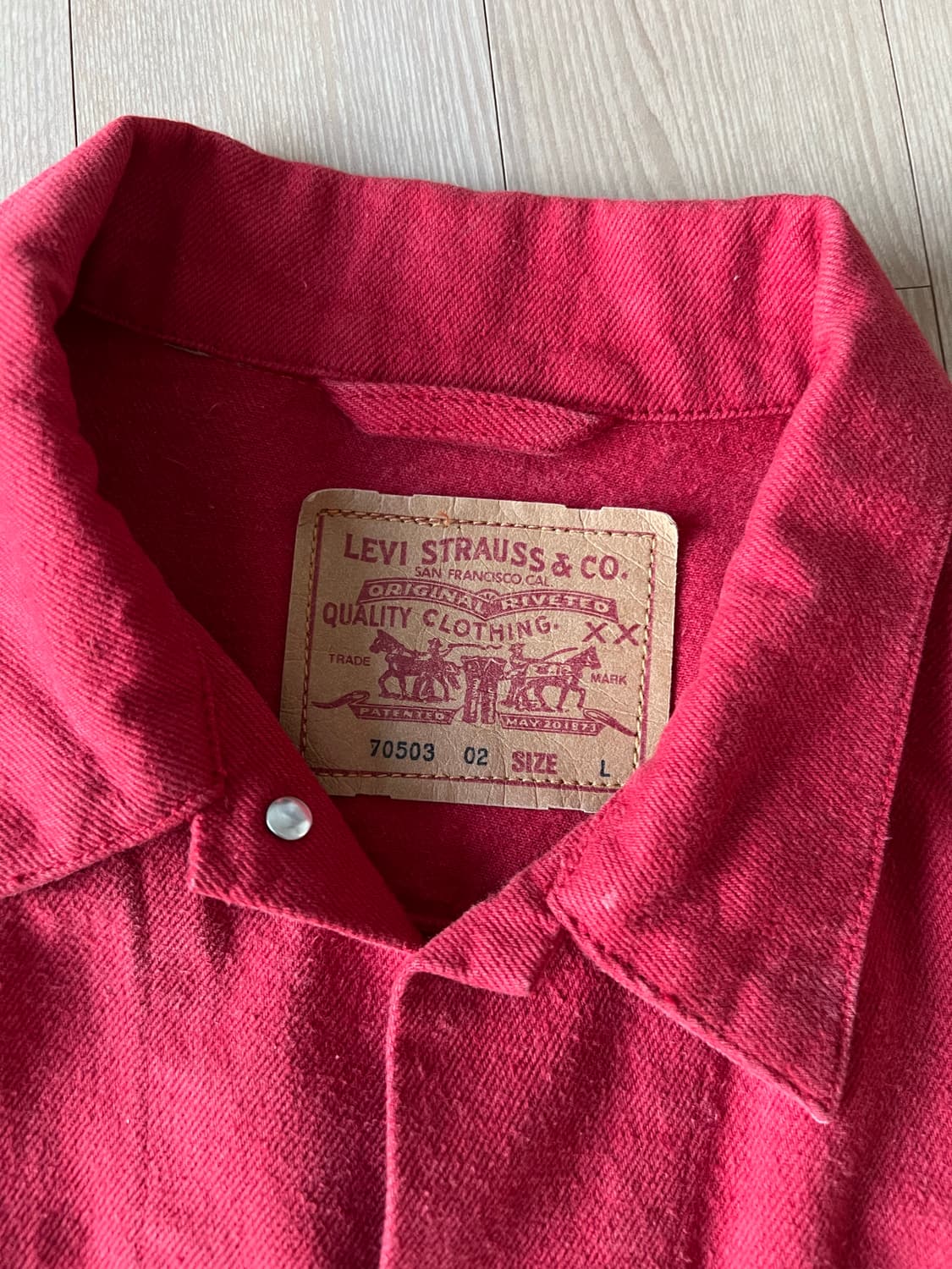 리바이스 데님 자켓 L 상품이미지2