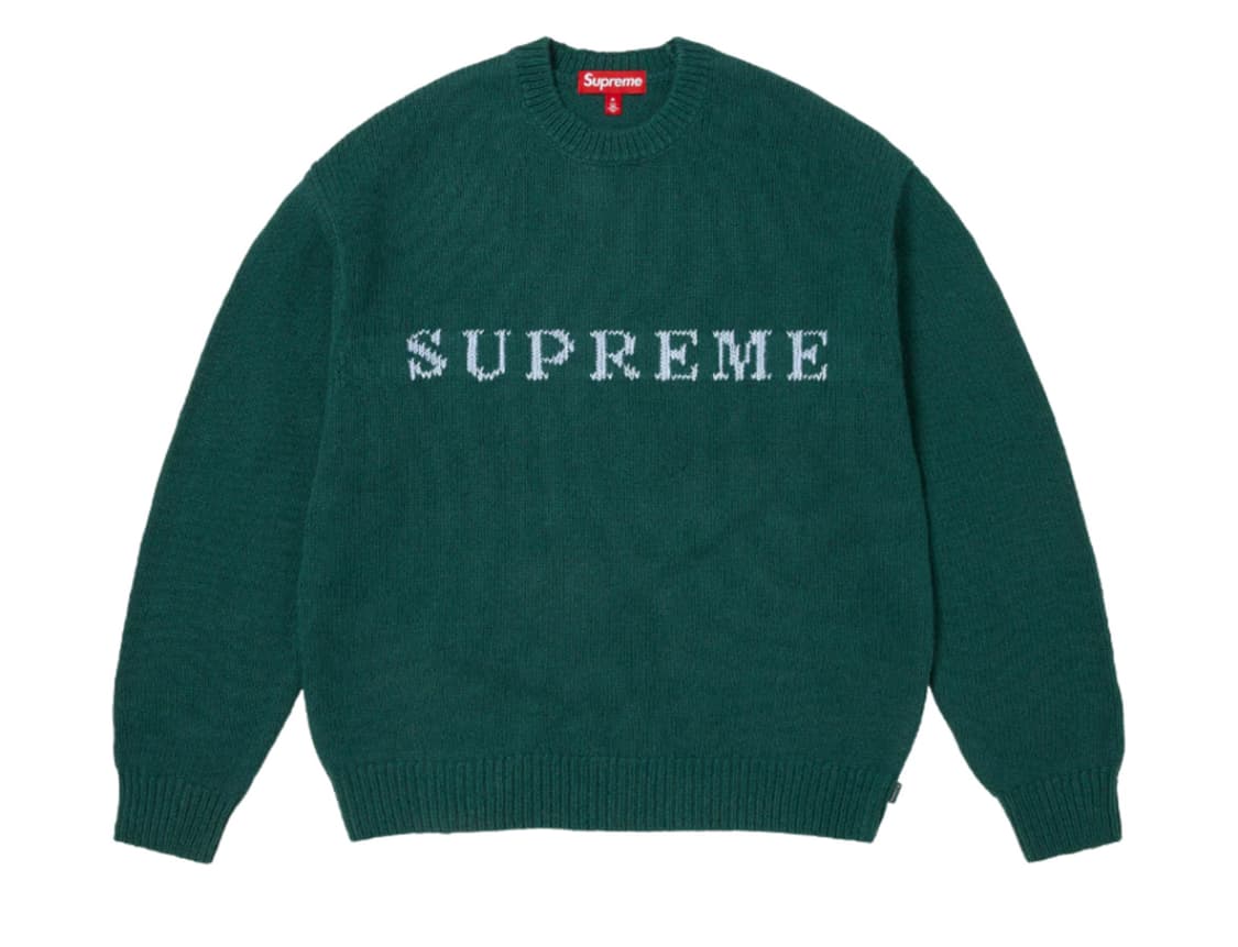 슈프림 그린 니트  상품이미지1