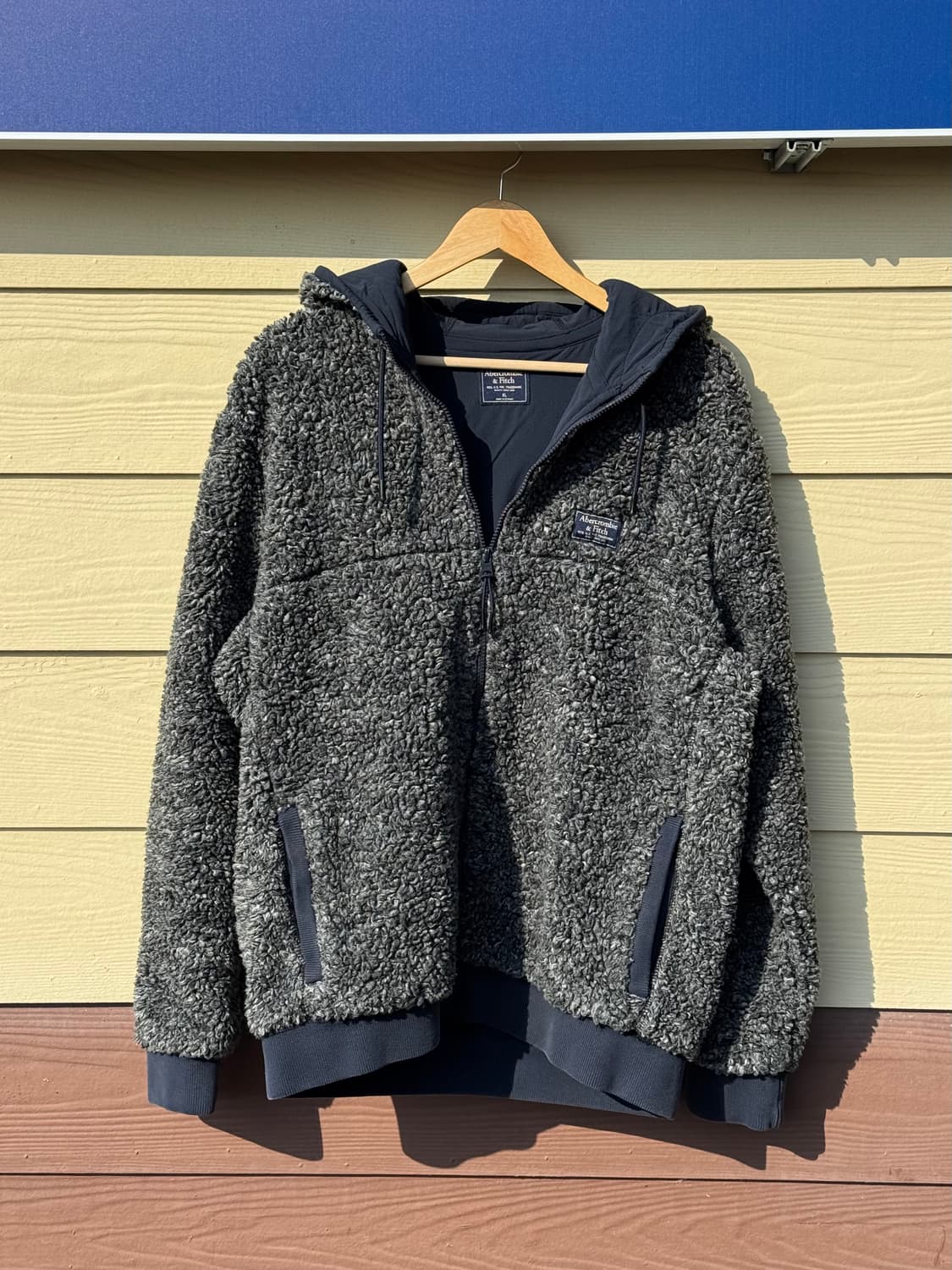 아베크롬비 플리스 후드 집업 자켓 상품이미지1