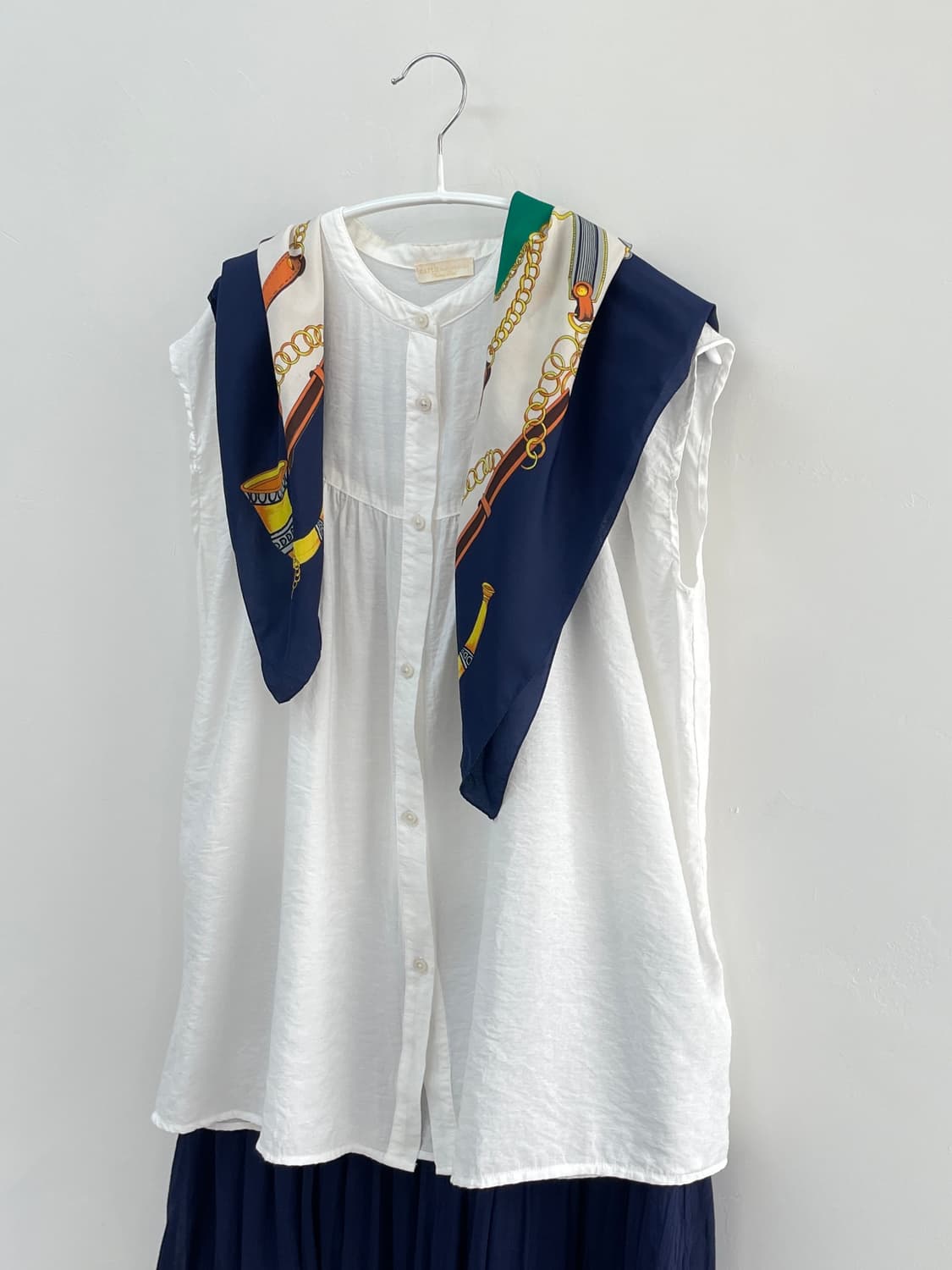   일본 빈티지 earth  나시 블라우스 상품이미지1