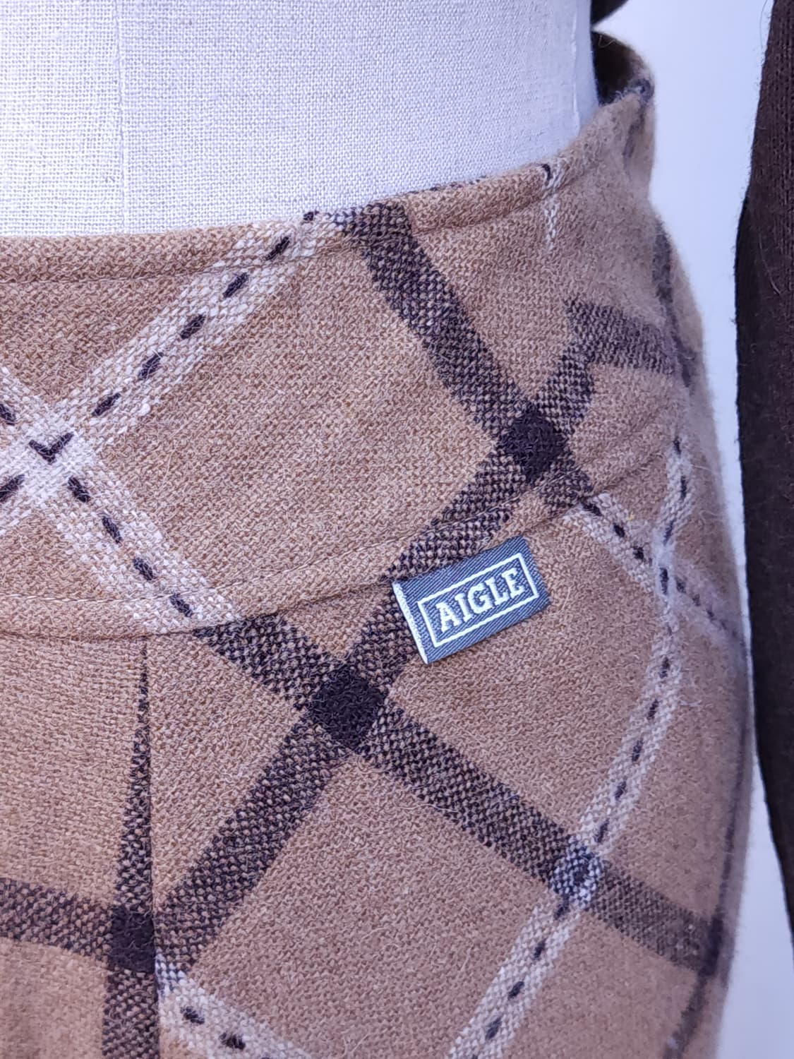 에이글 체크스커트 상품이미지4