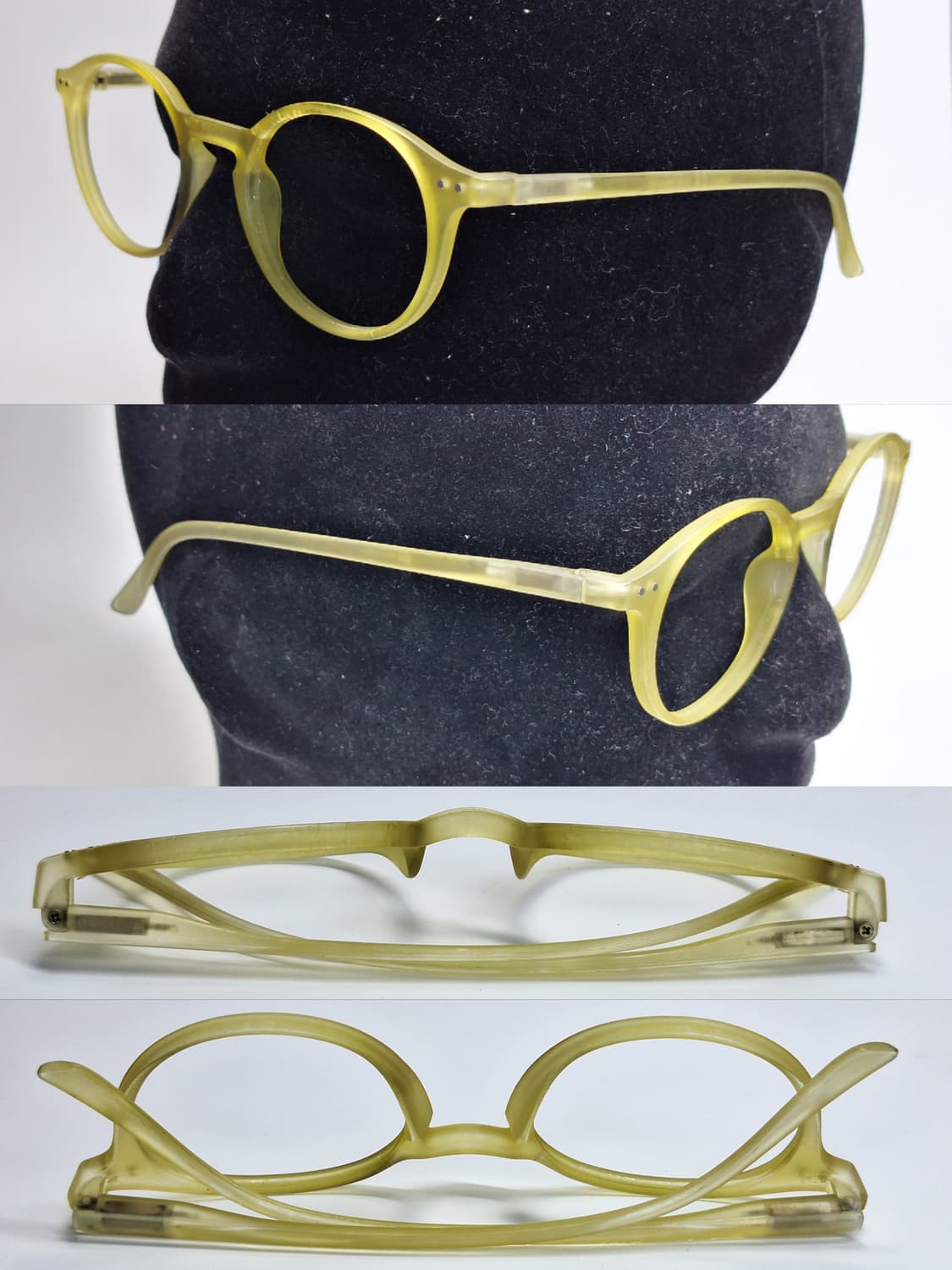 제브라 zebra 3036011 올리브 라운드 안경테 y2k 일본 수입  상품이미지8