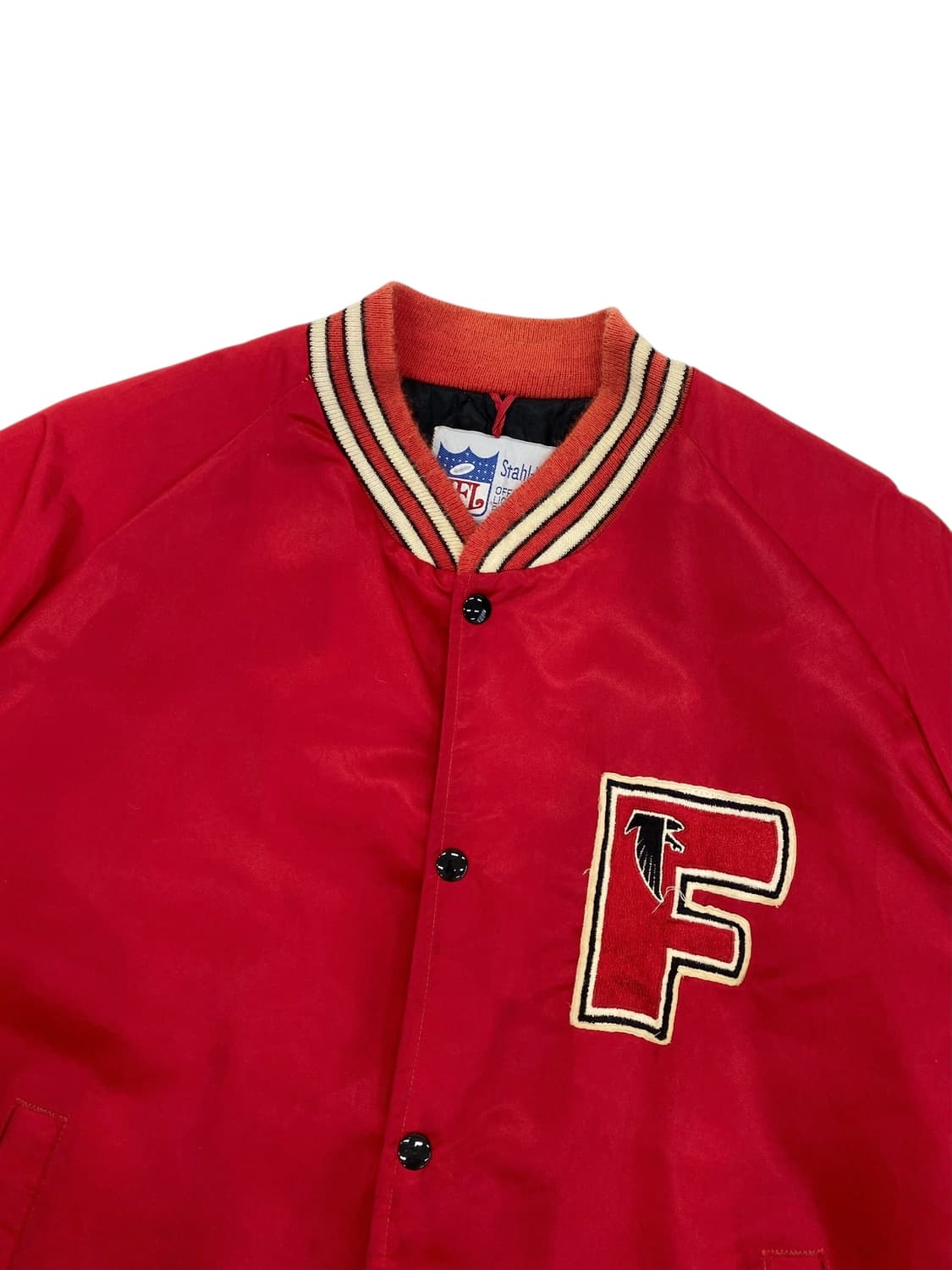 80's NFL Atlanta Falcons 샤틴 스타디움 자켓 상품이미지3