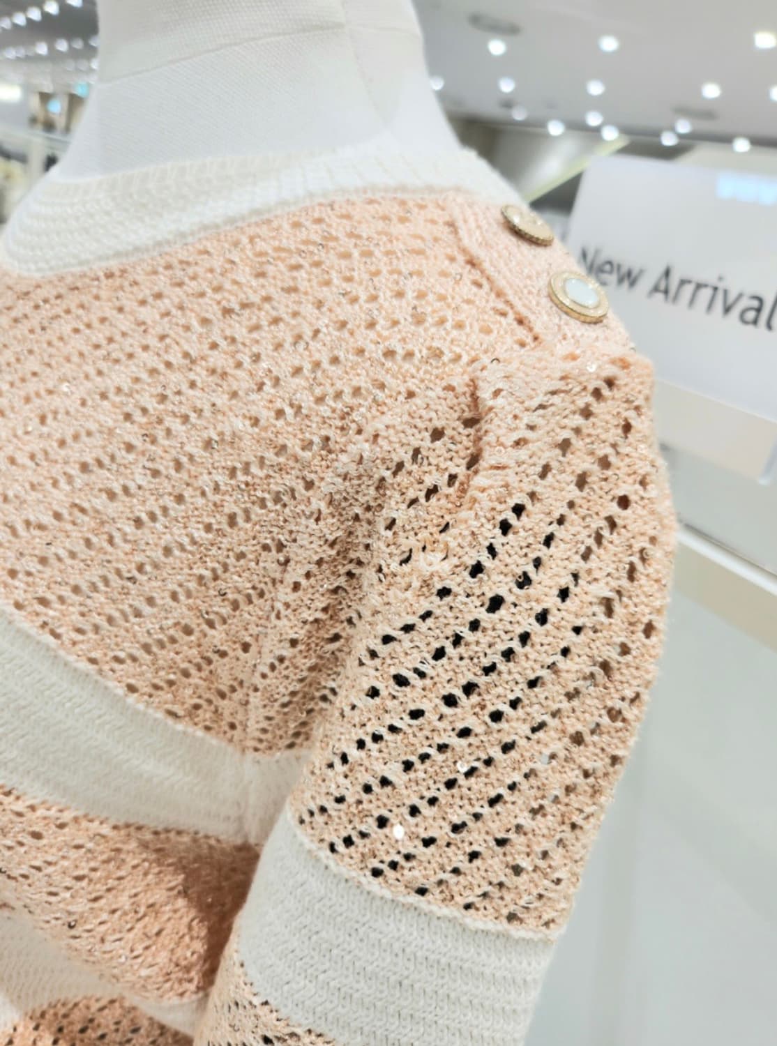 23ss 잇미샤 글리터 반팔 니트 55사이즈 상품이미지5