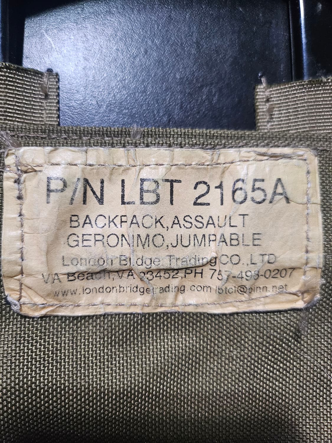 미군오리지날 LBT 어설트베낭 상품이미지4