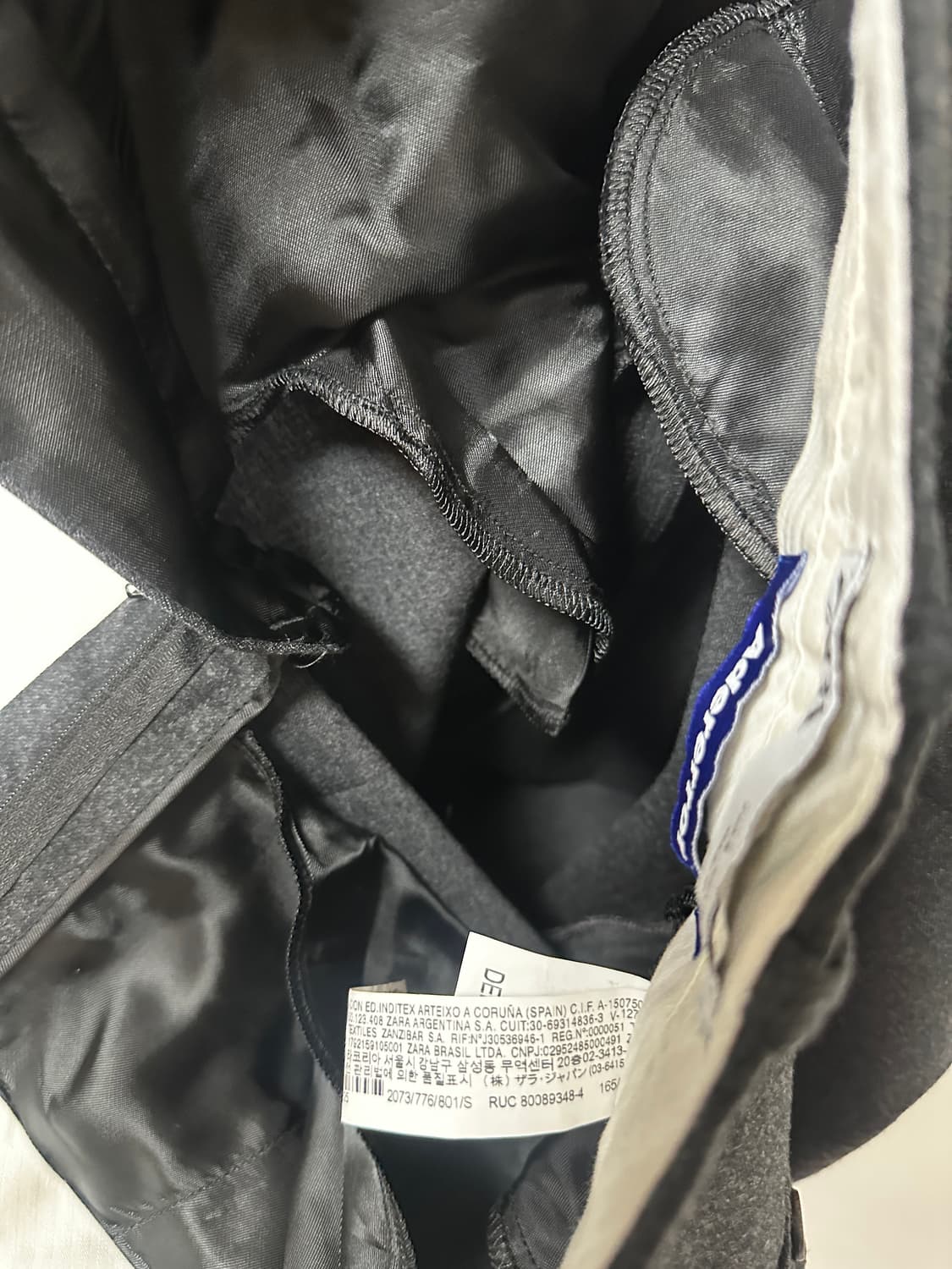 Zara x Ader Error Wool Pants Dark Grey S 상품이미지5