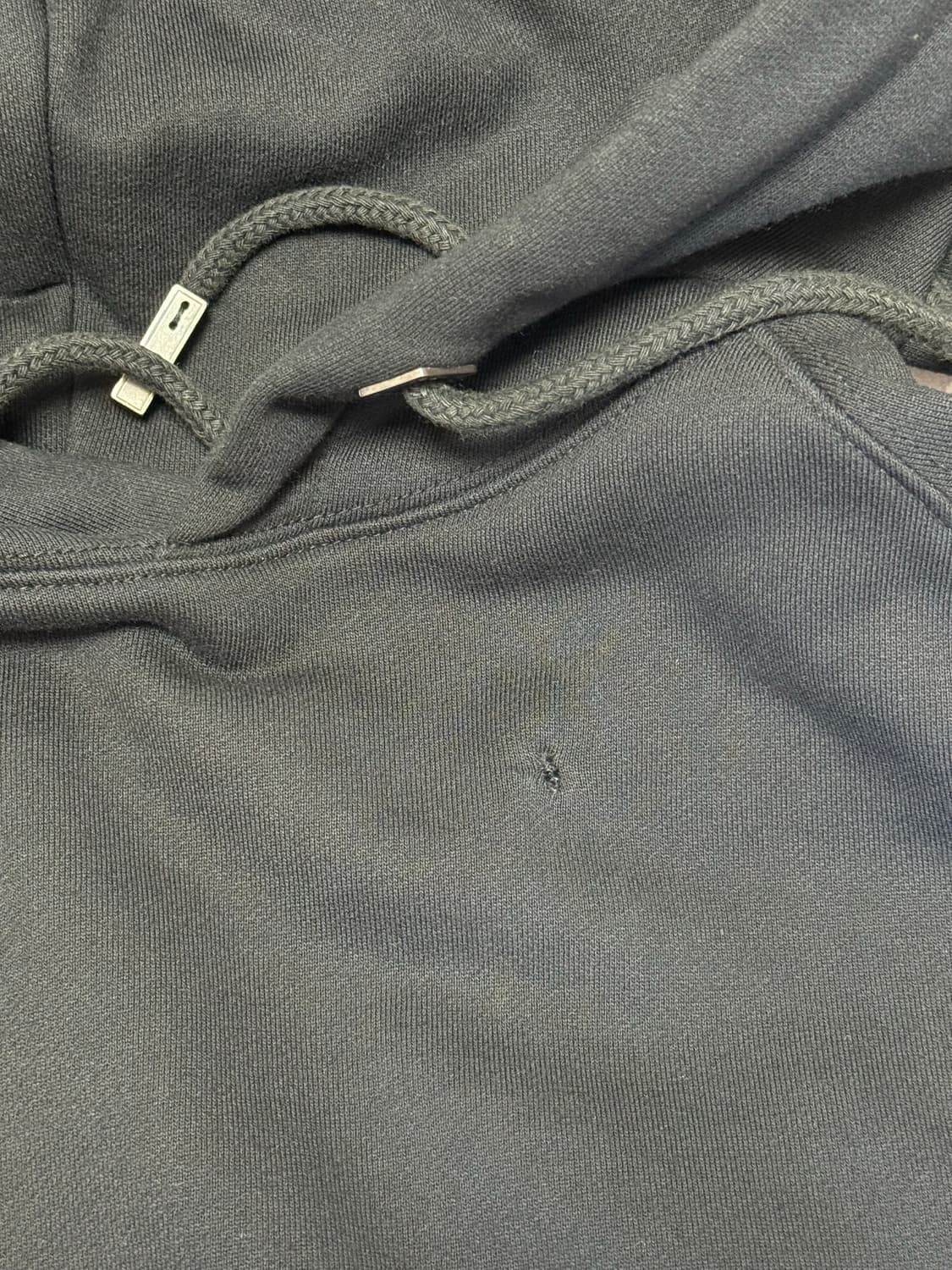 (52) 26ss 우영미 뉴백로고 후드티 블랙 상품이미지3