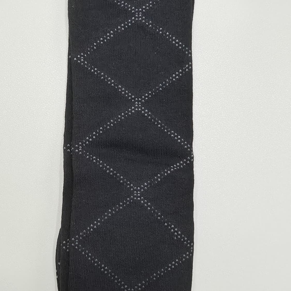 Elegant 다이아 패턴 블랙 삭스 상품이미지3