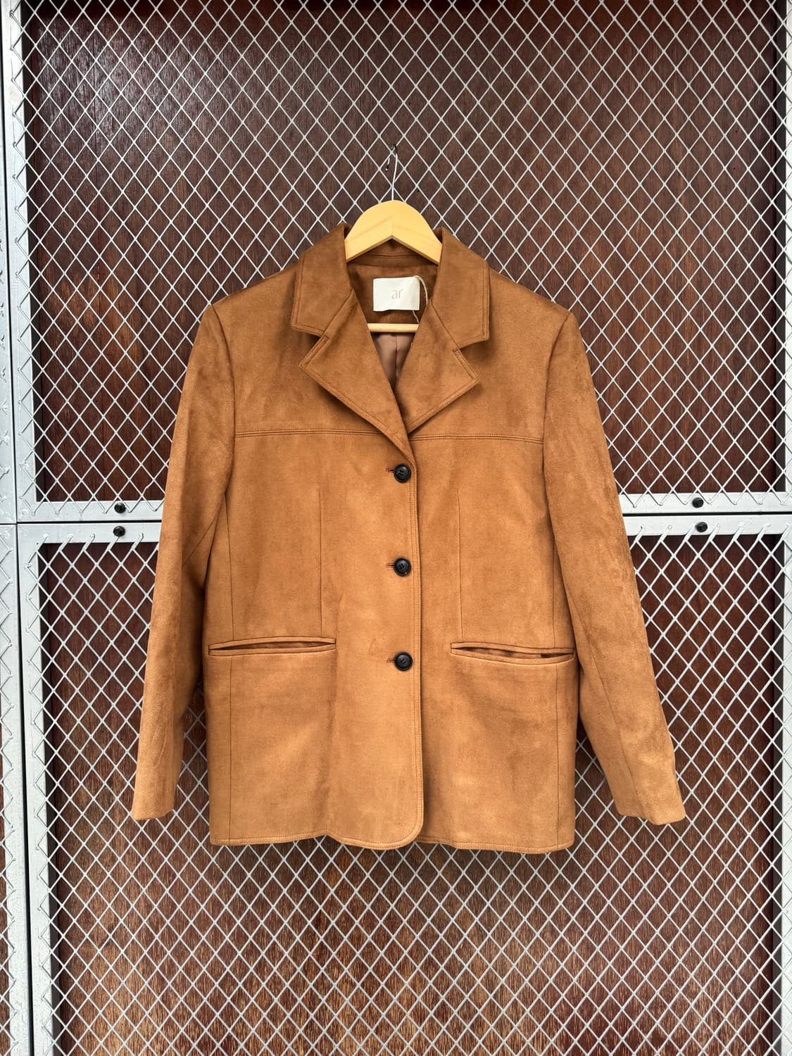 어라운드율 조셉 스웨이드 싱글 블레이저 자켓 F 상품이미지1