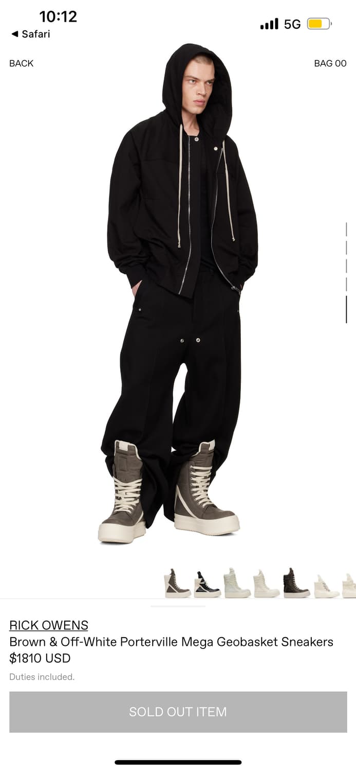 RICK OWENS 상품이미지8