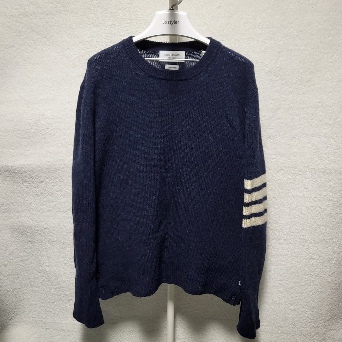 [정품] 4 / 톰브라운 사선완장 셰틀랜드 니트 상품이미지1