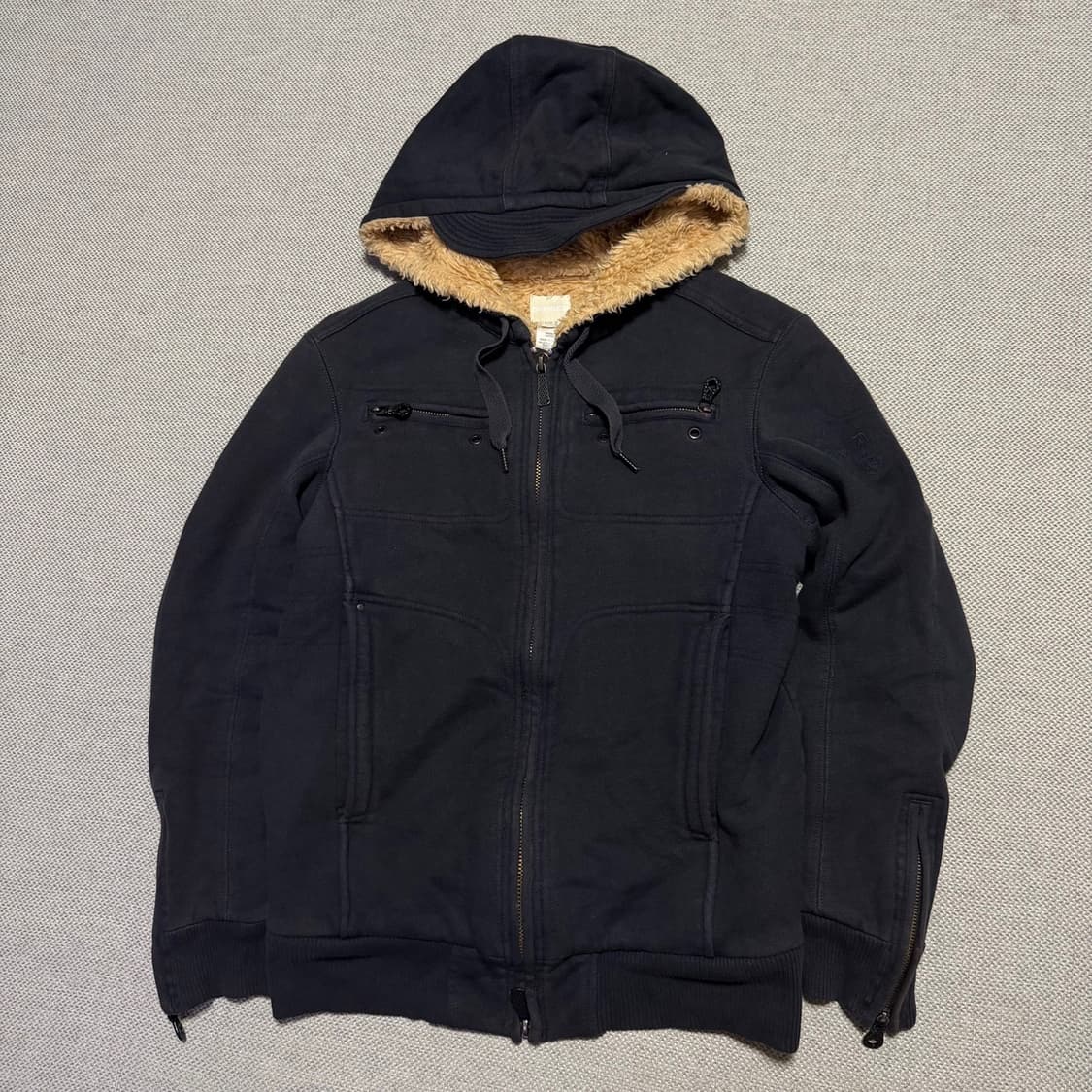 DIESEL 디젤 퍼 후드집업 상품이미지1