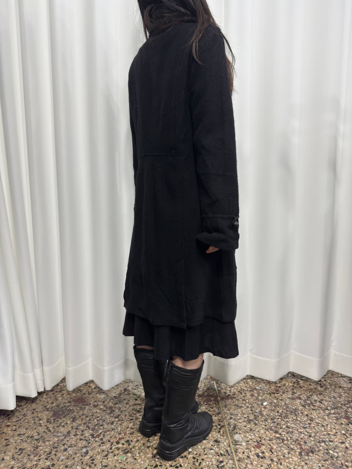 string detail button coat 상품이미지6