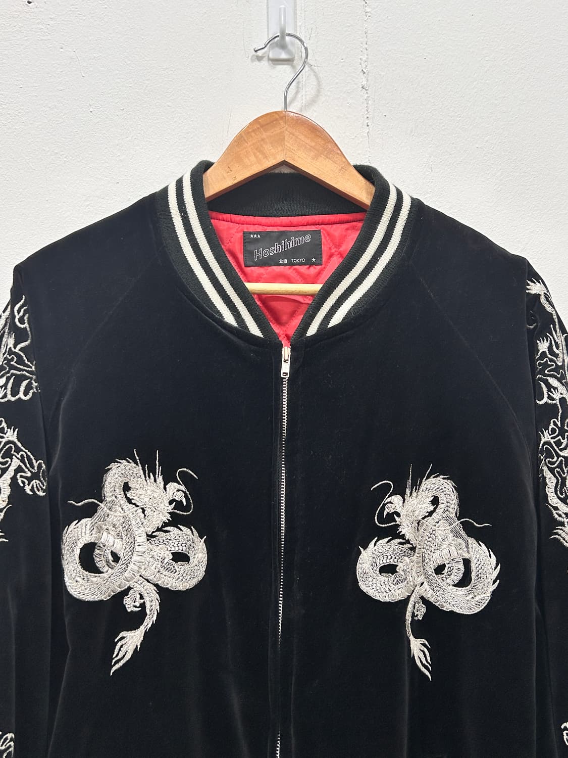 호시히메 드래곤 자수 벨벳 스카잔 115-120사이즈 (5L) 상품이미지3