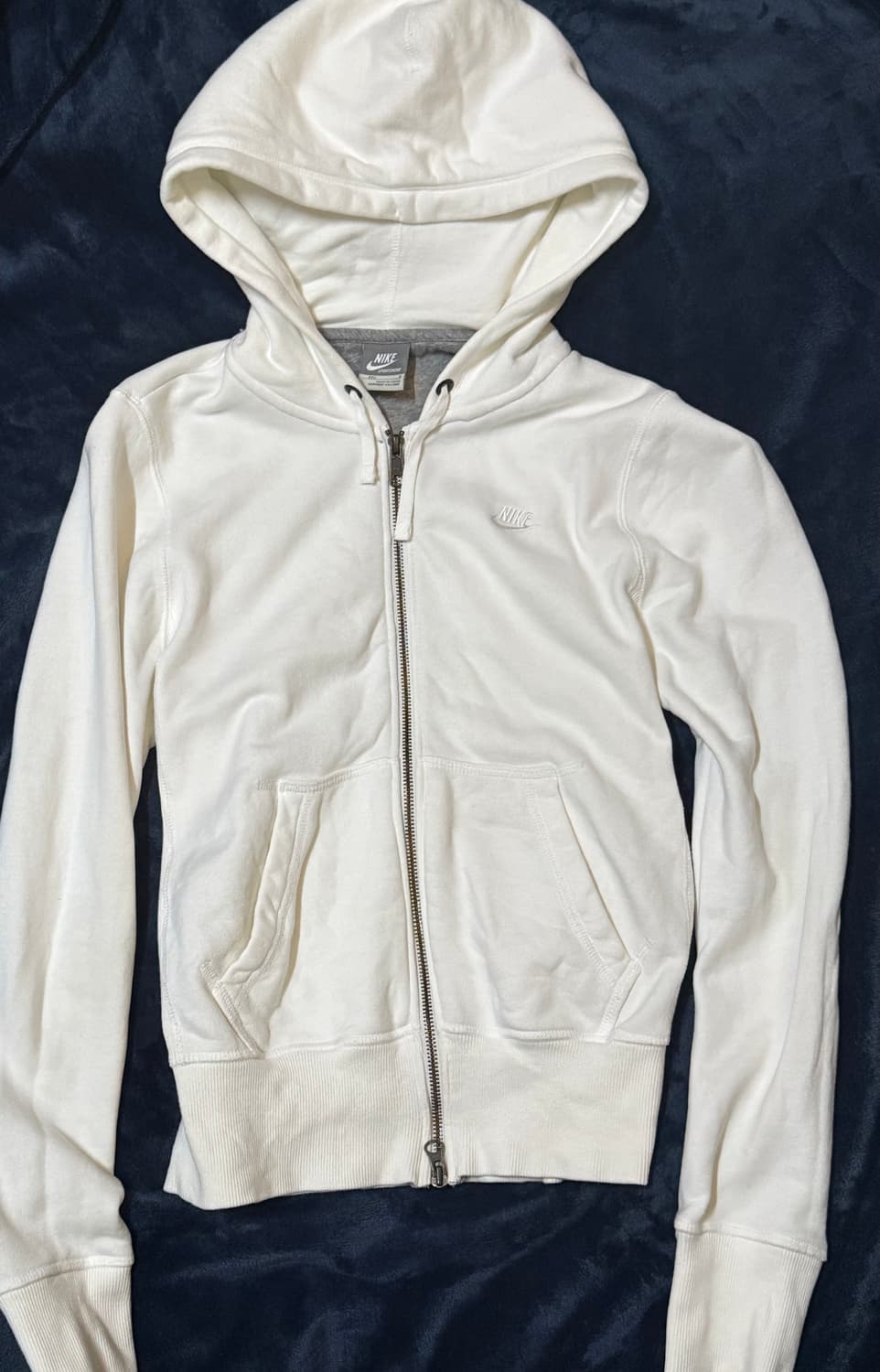 나이키 투웨이 화이트 슬림핏 후드집업 상품이미지3