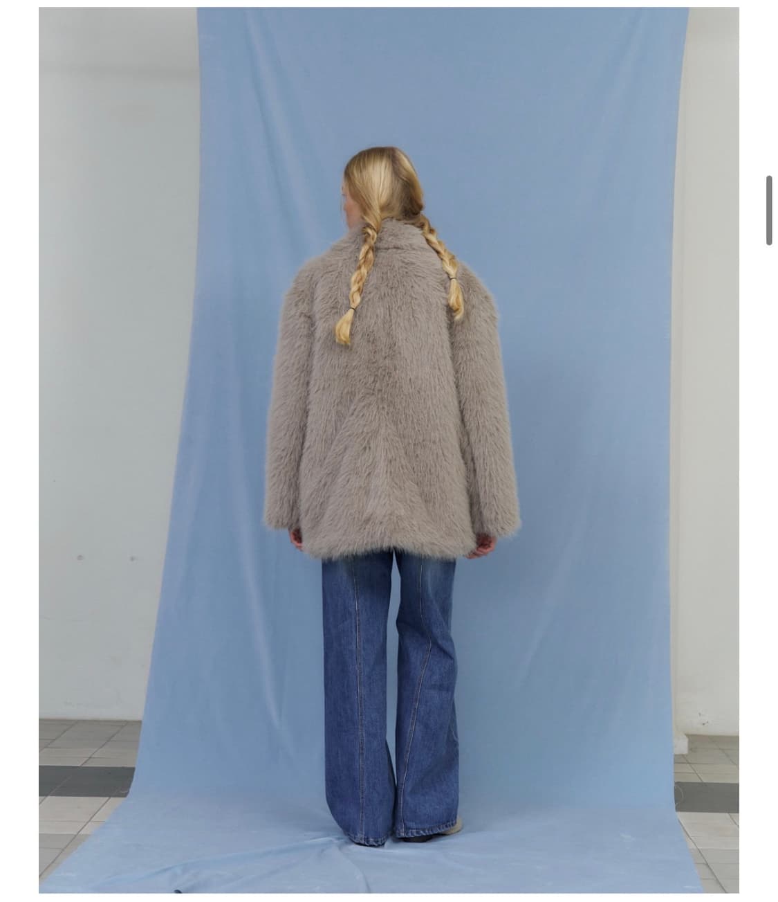 포에토 퍼자켓 그레이  상품이미지2