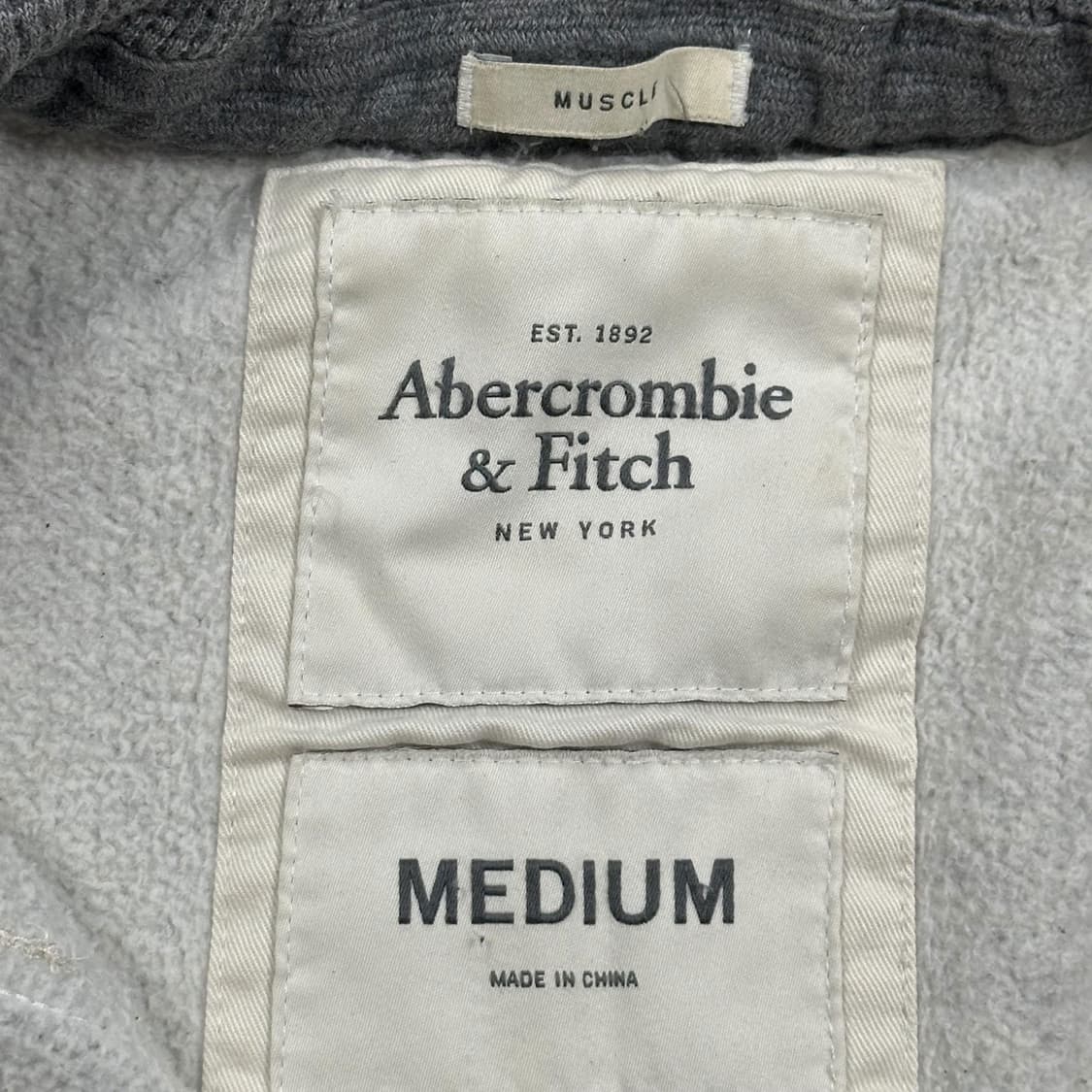 아베크롬비 A&F 피치 그레이 후드집업 (M) 상품이미지6
