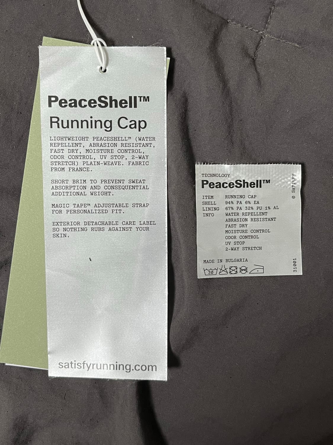 [Satisfy] 새티스파이 피스쉘 러닝 모자 상품이미지3