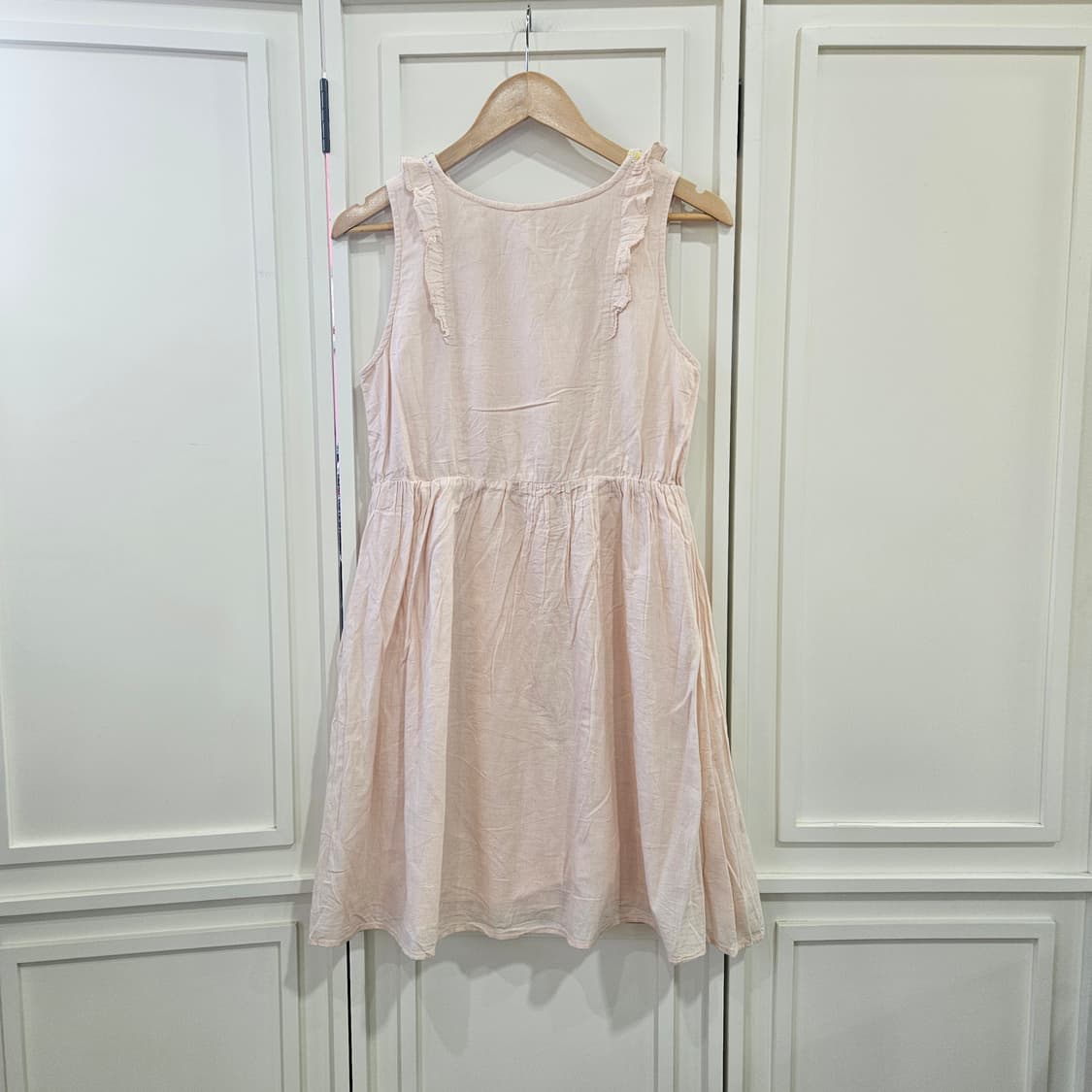 (ehka sopo) 플라워 자수 코튼 원피스 상품이미지4