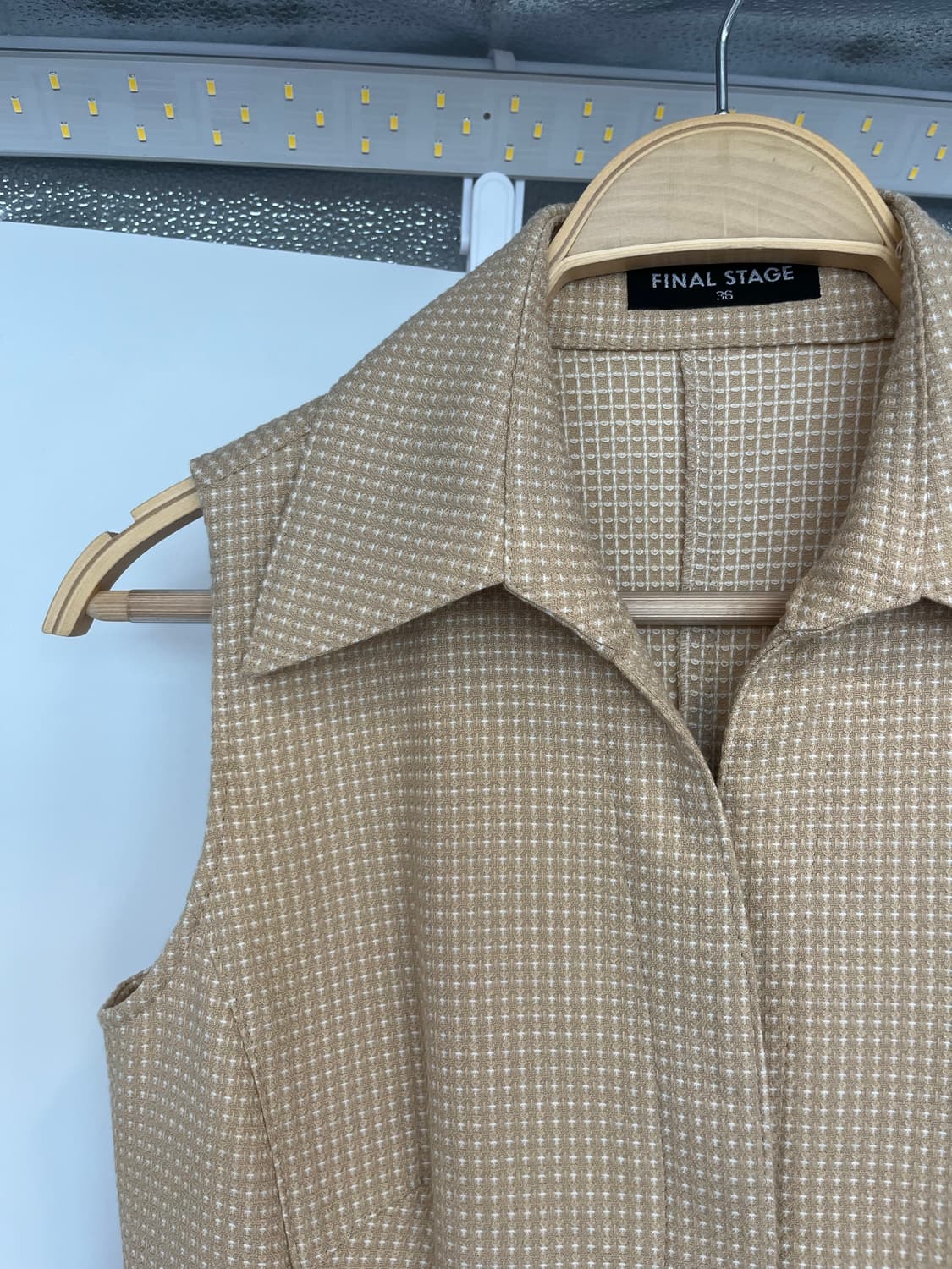 베이지 셔츠 나시 상품이미지2