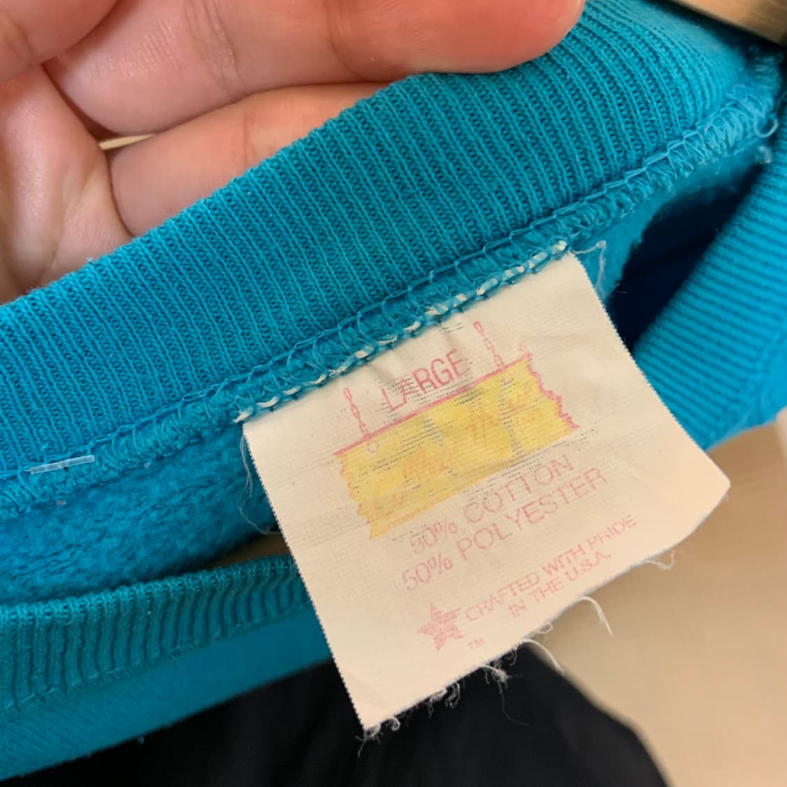 80s 미국 빈티지 50/50 스웻셔츠 상품이미지3