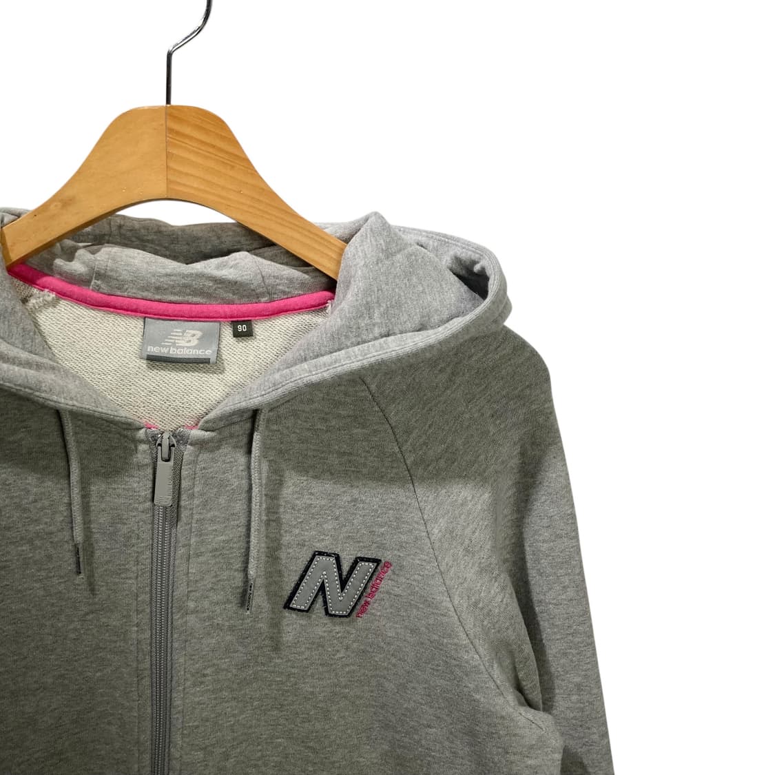 뉴발란스 그레이 후드집업 상품이미지3