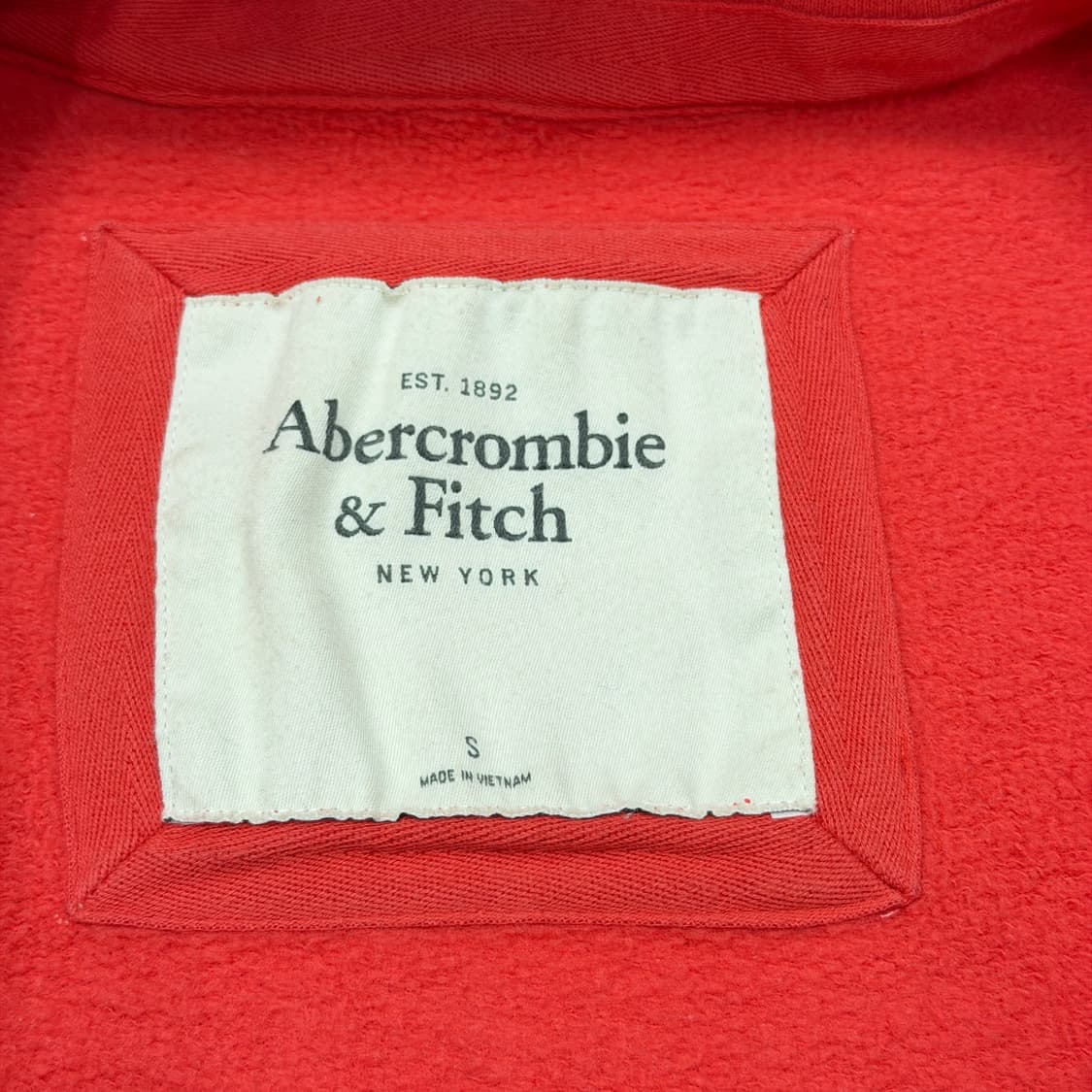 아베크롬비 빈티지 스펠로고 Y2K 후드집업 자켓 S 상품이미지4