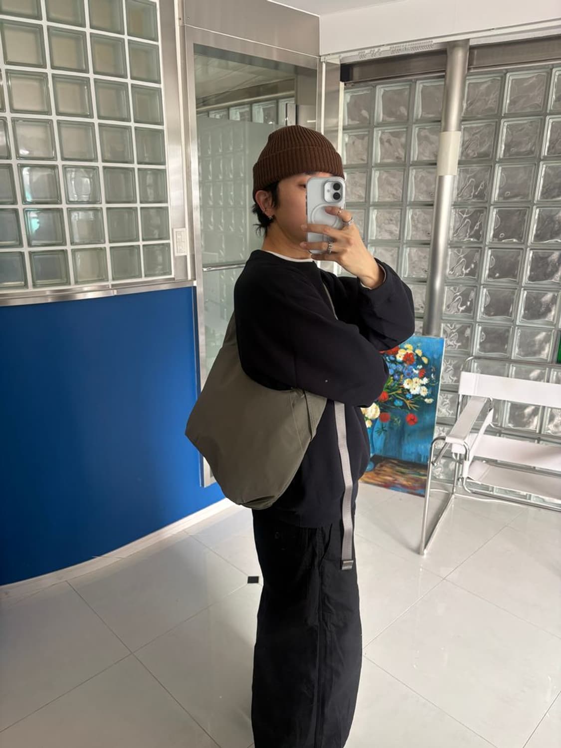 SOFT NYLON COCOON SHOULDERBAG 나일론 코쿤 숄더백 상품이미지1