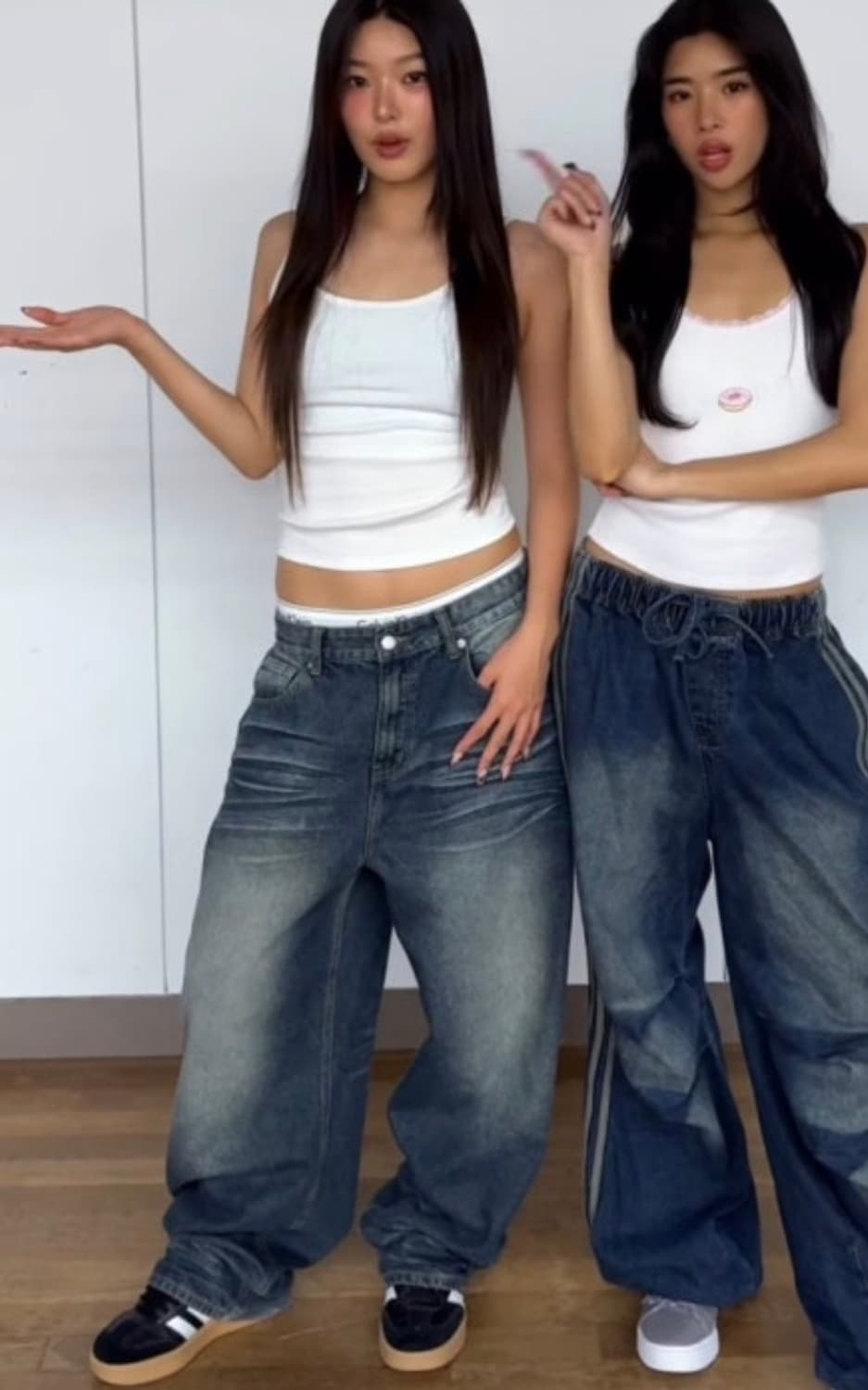 어널러코드 엠보워싱 데님팬츠 (그린블루) 새제품 상품이미지3